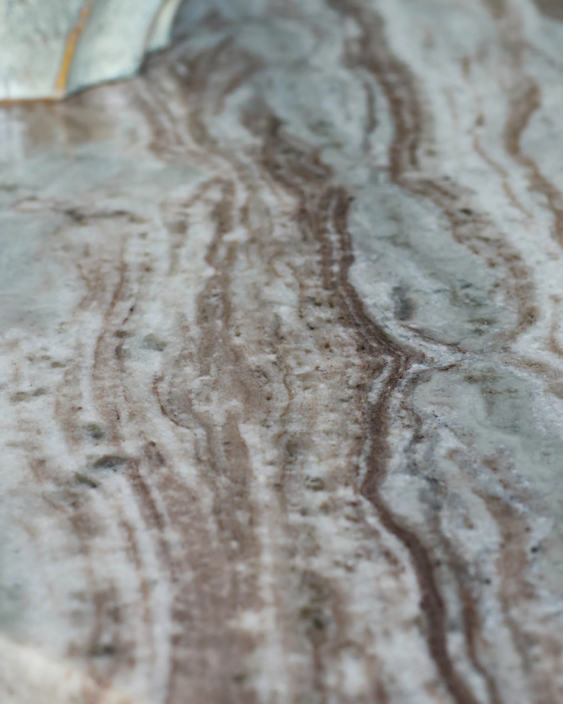 Adalynn toronto marble dark wood console table - Image 5