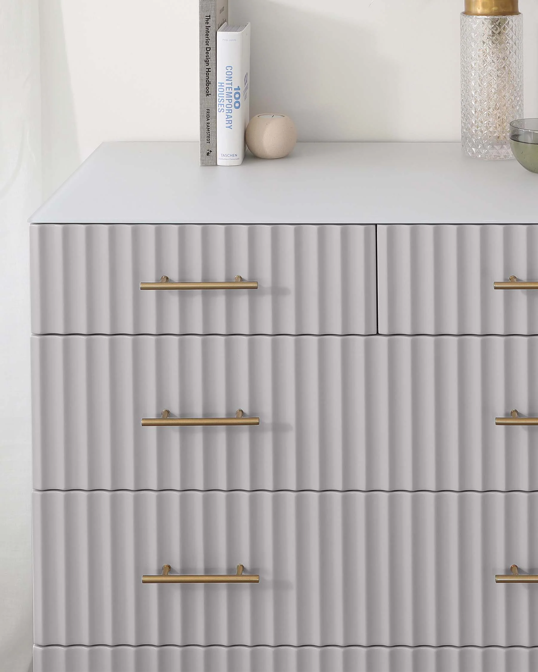 Albury light grey chest of drawers - Image 5