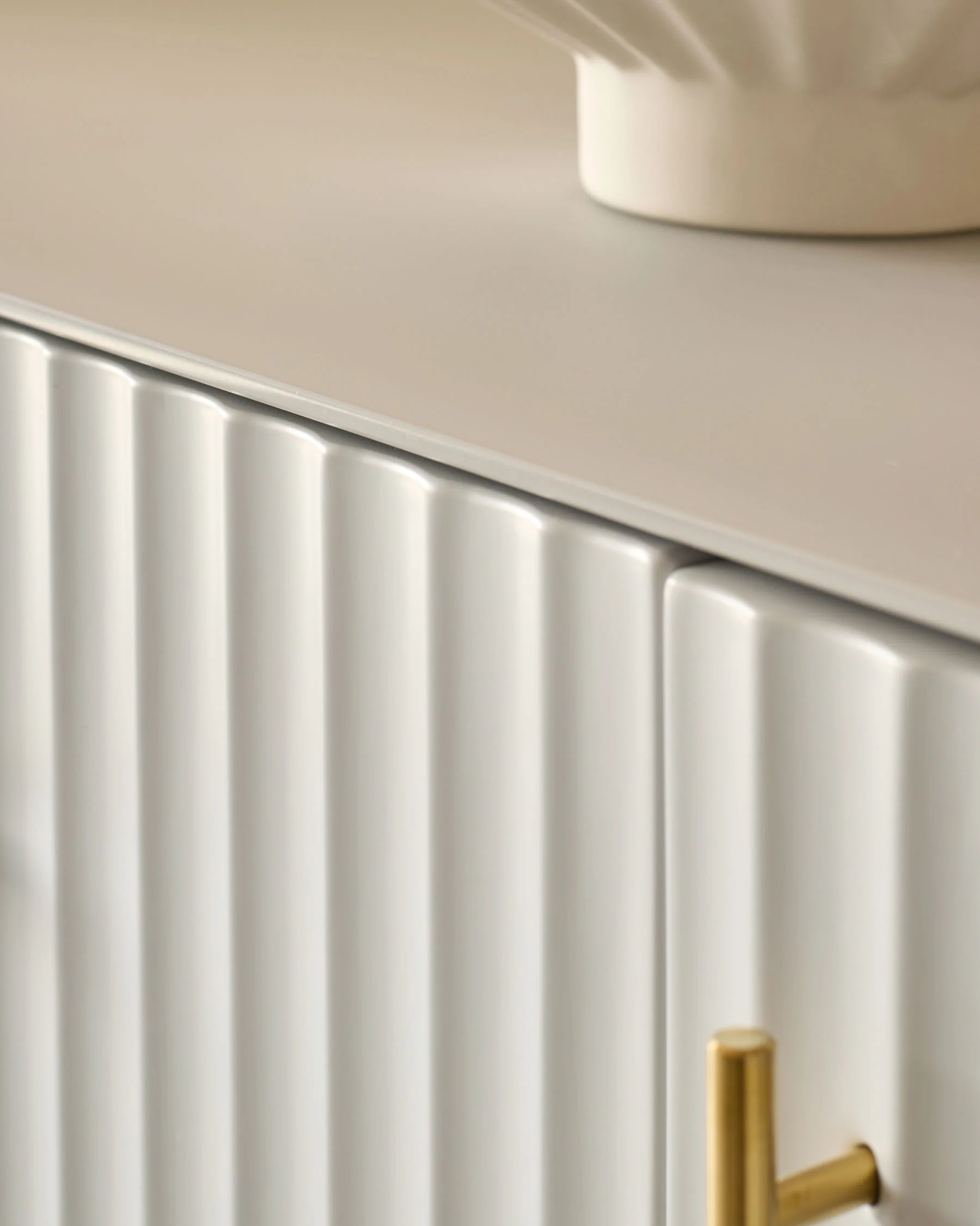 Albury light grey sideboard - Image 7