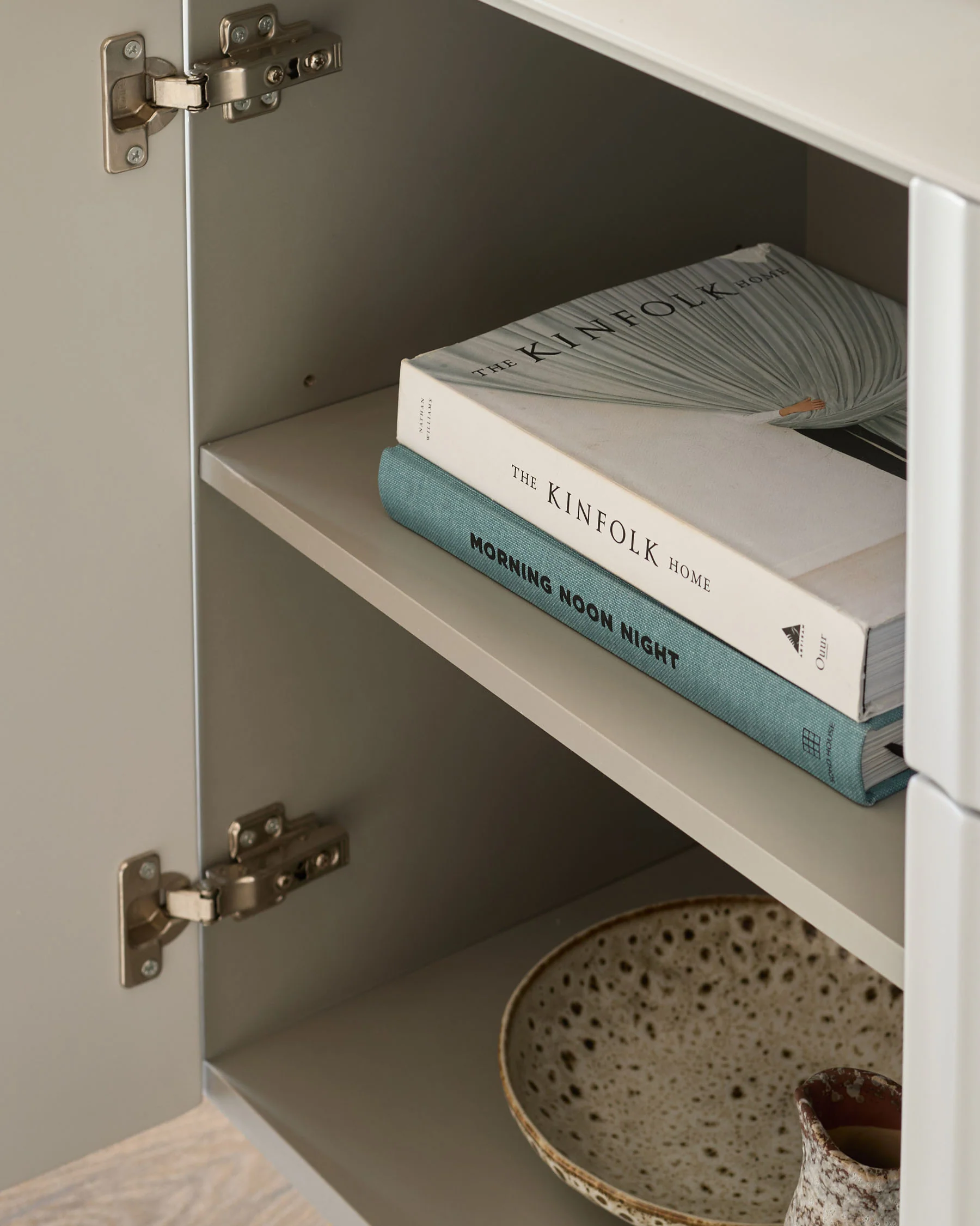 Albury light grey sideboard - Image 8