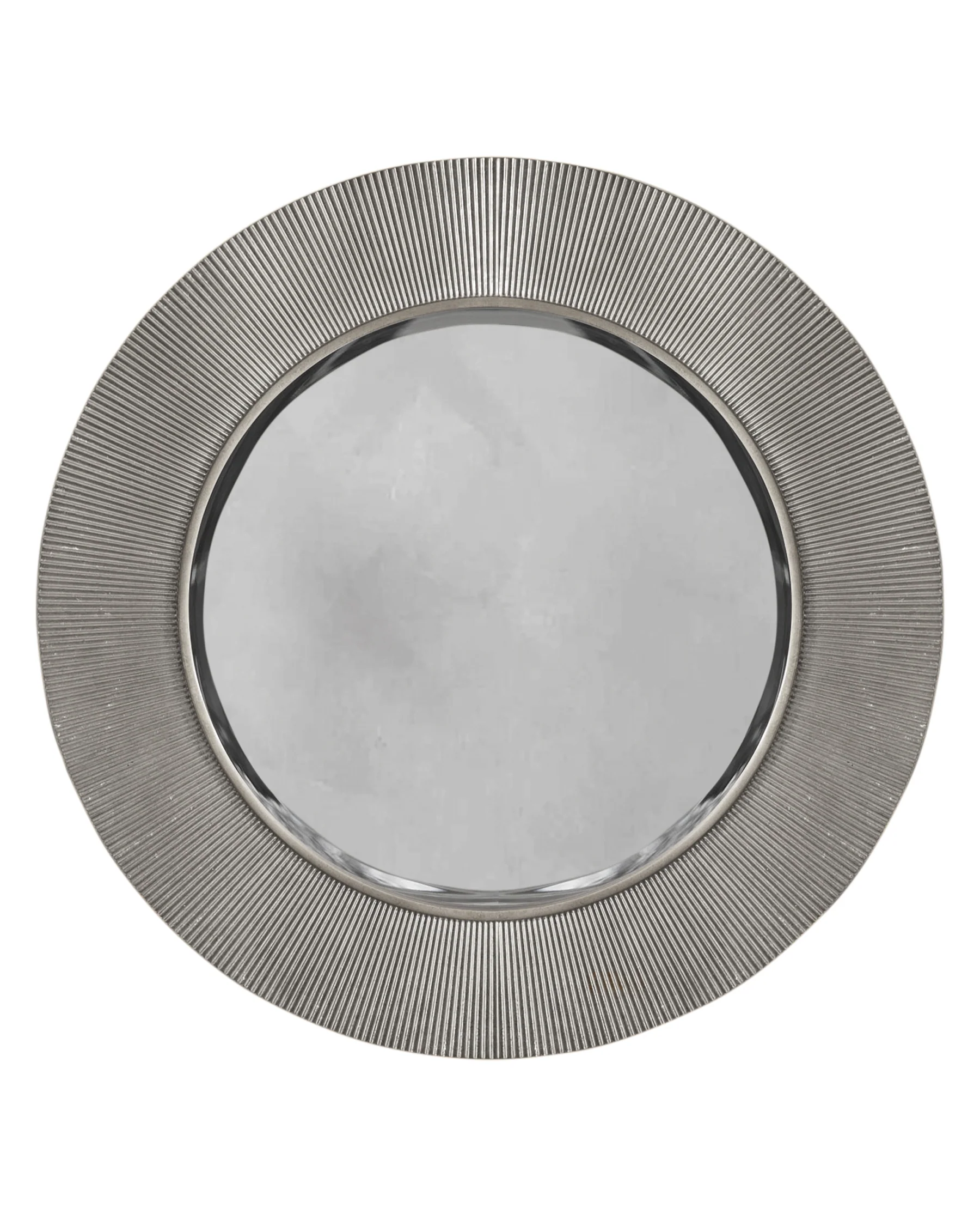 Alexa silver round wall mirror - Image 4