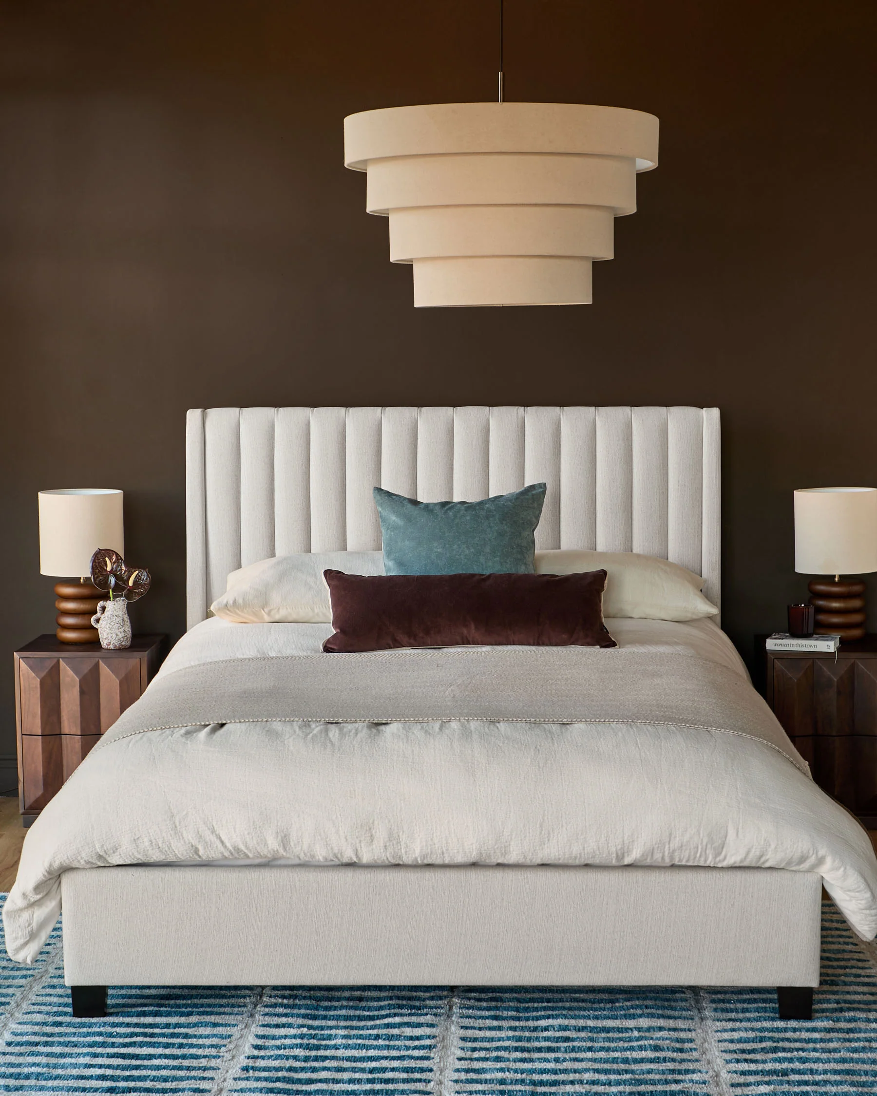 Amalfi ivory dual tone fabric king size ottoman storage bed - Image 2