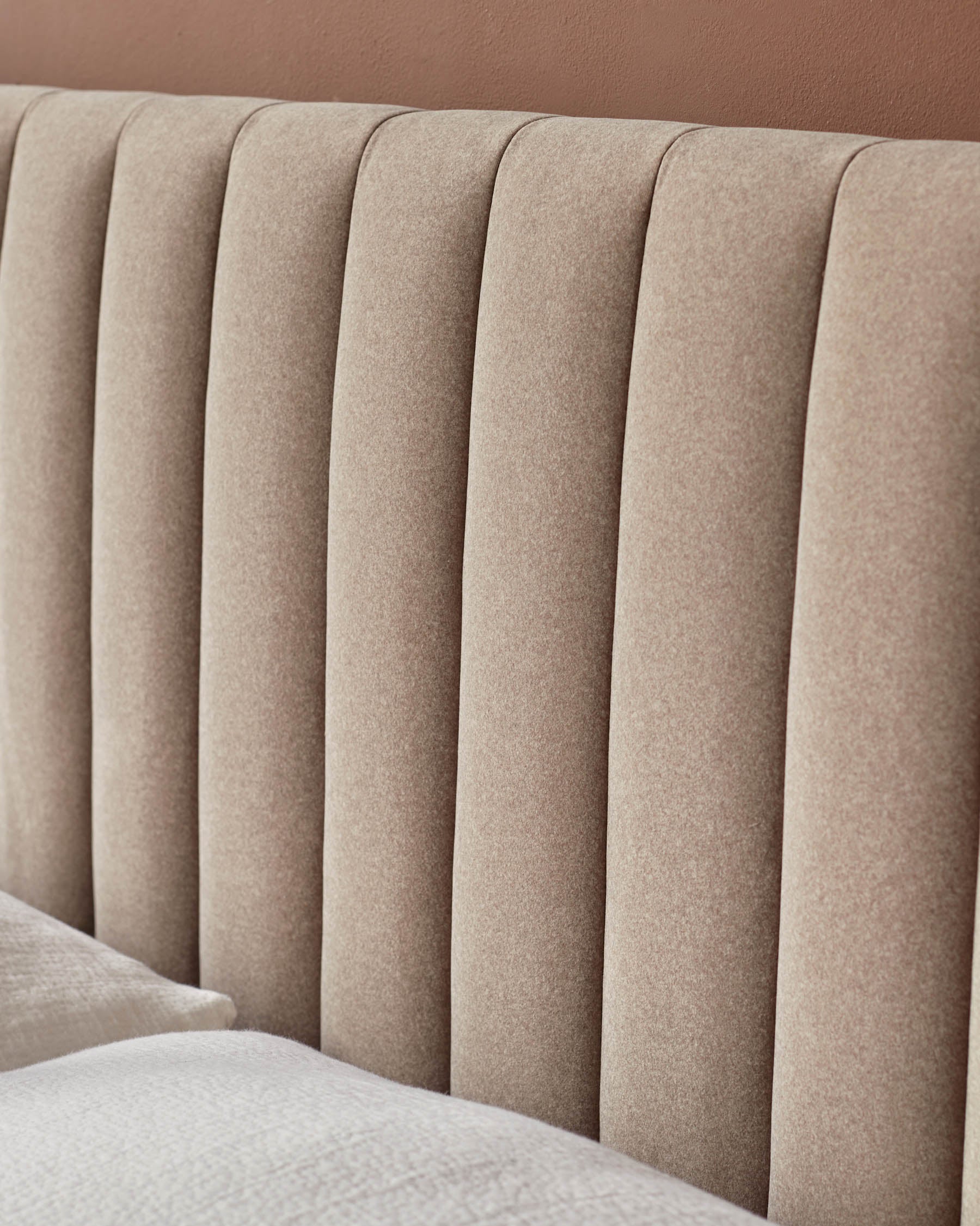 Amalfi mocha fabric double ottoman storage bed - Image 8