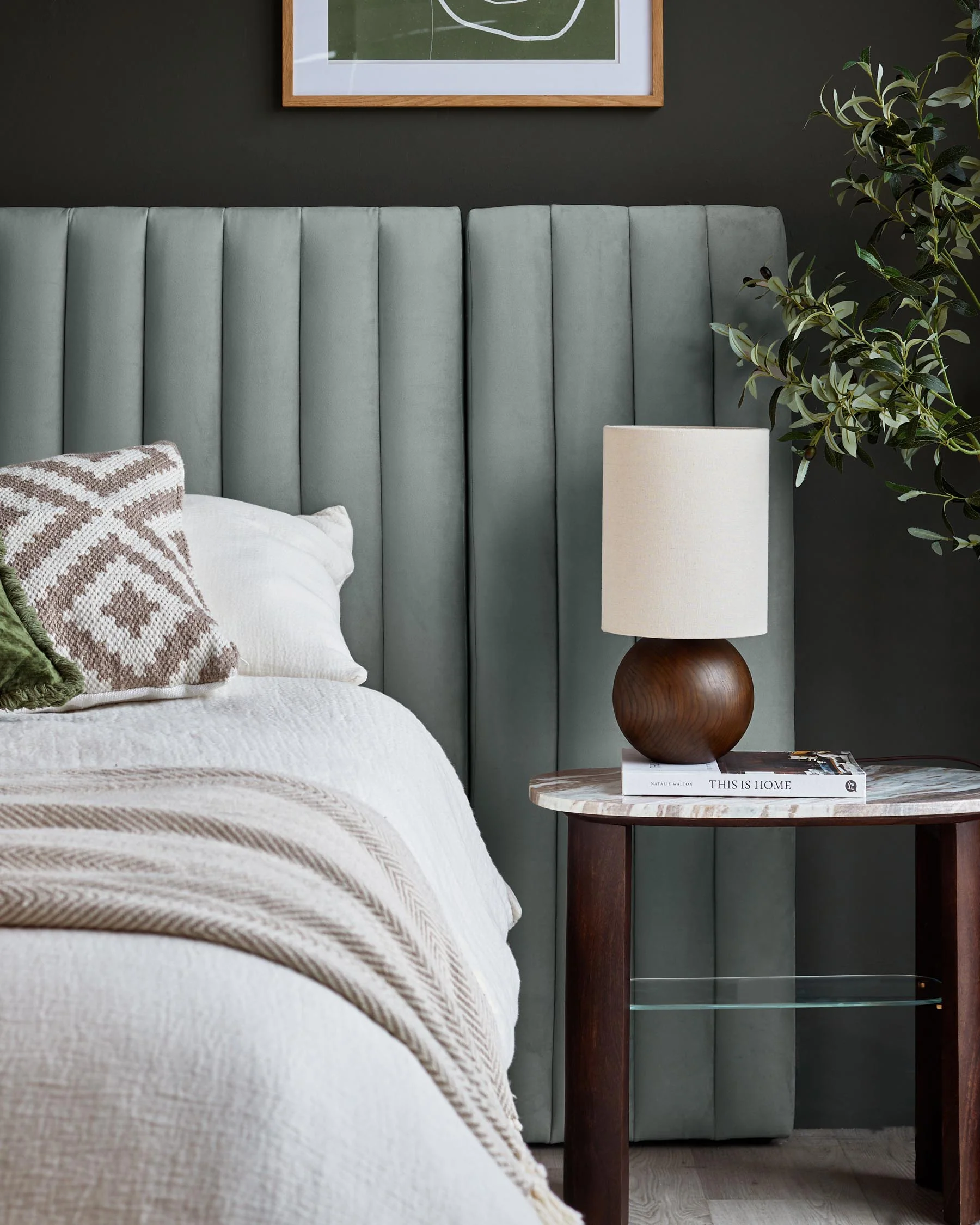 Amalfi luxe sage green velvet super king ottoman storage bed - Image 8
