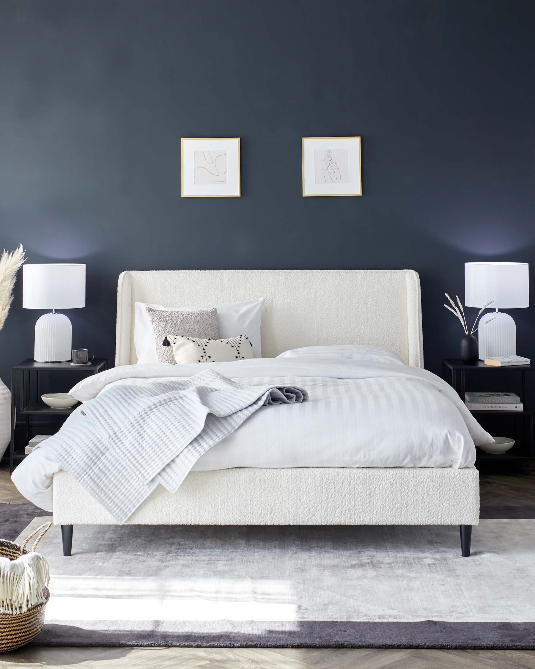Amalfi Dual-Lit White Table Lamp - Image 3