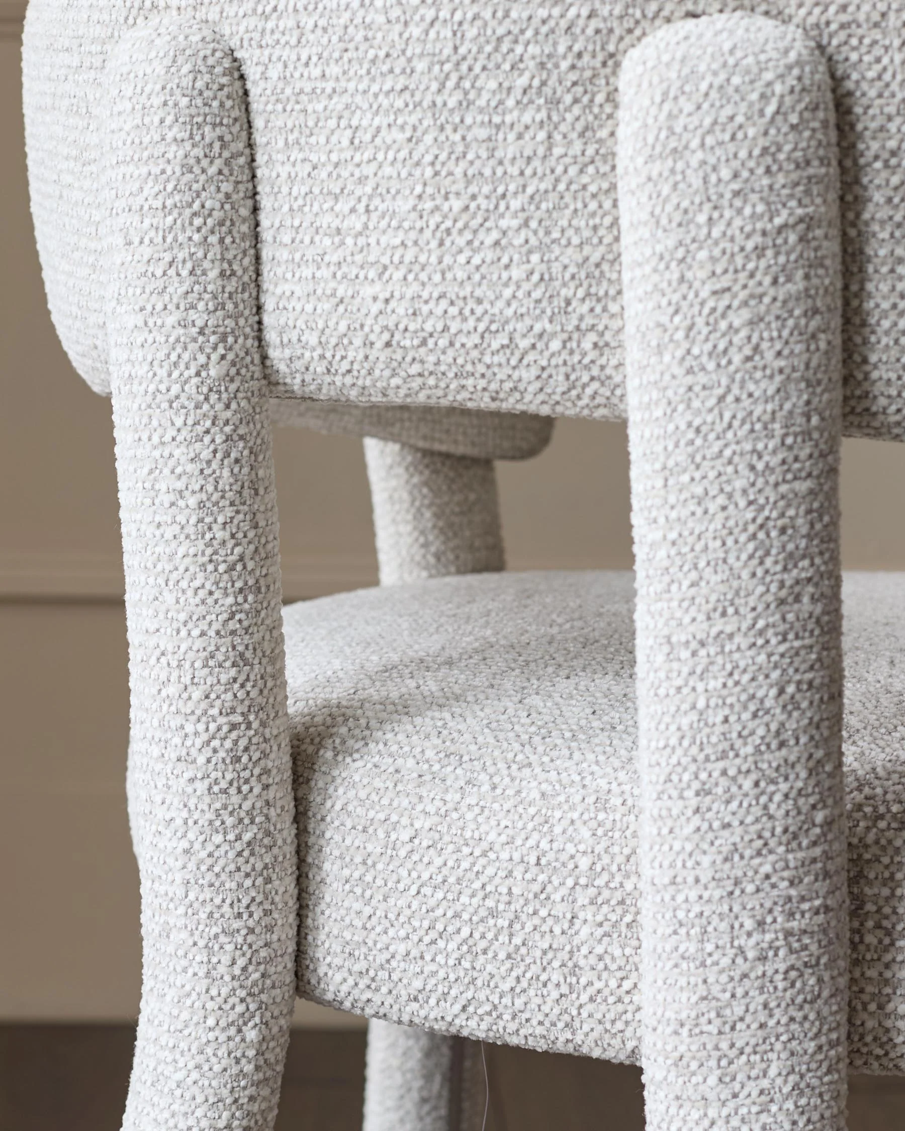 Anya natural fabric dining chair - Image 5