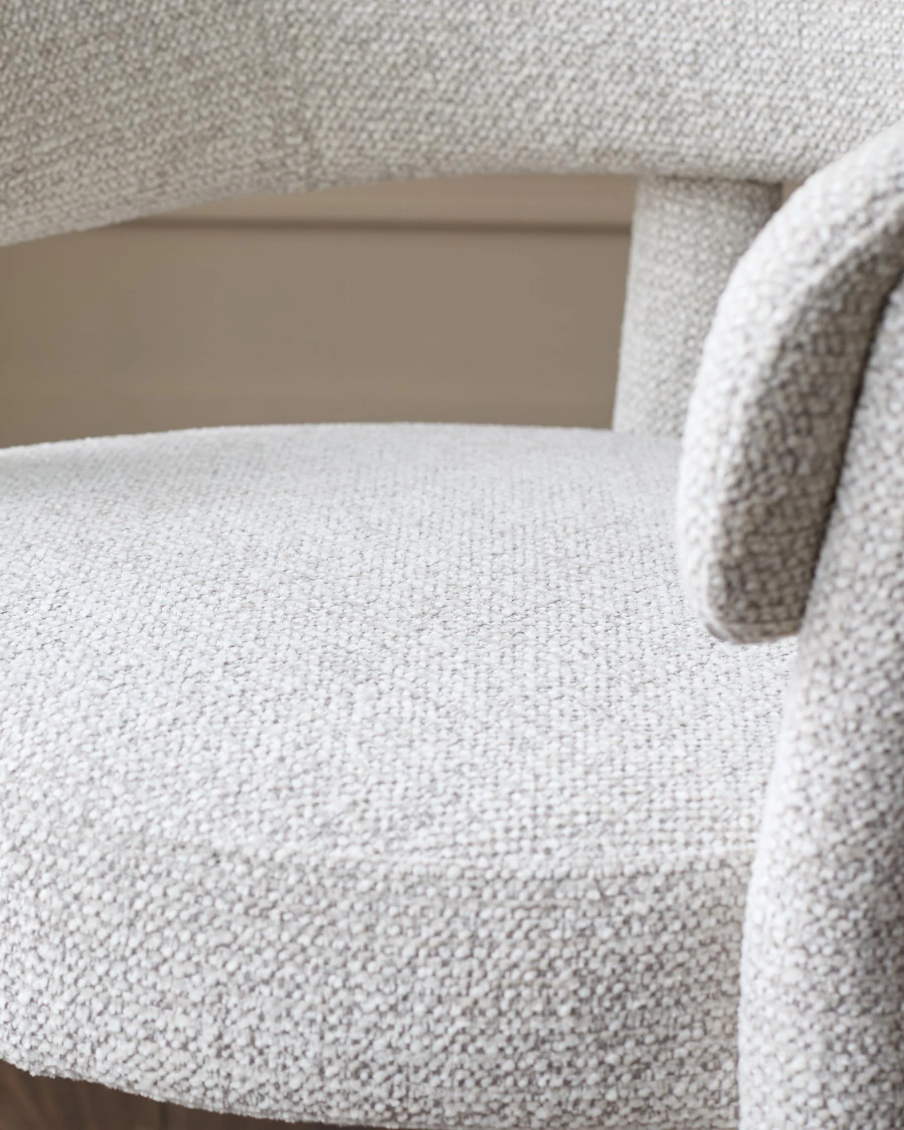 Anya natural fabric dining chair - Image 6