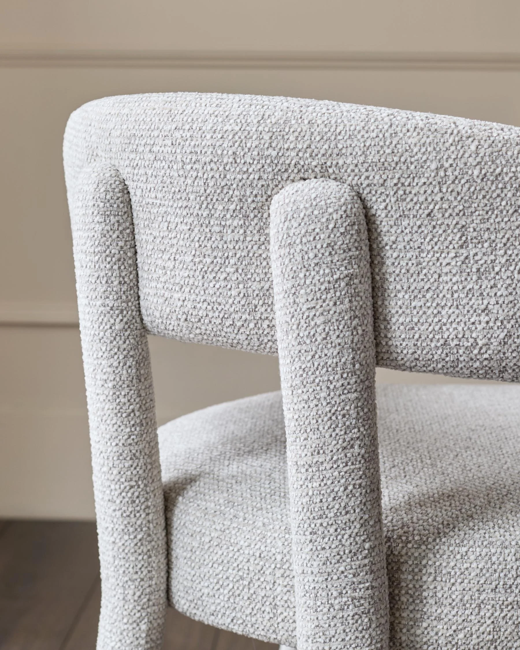 Anya natural fabric dining chair - Image 7