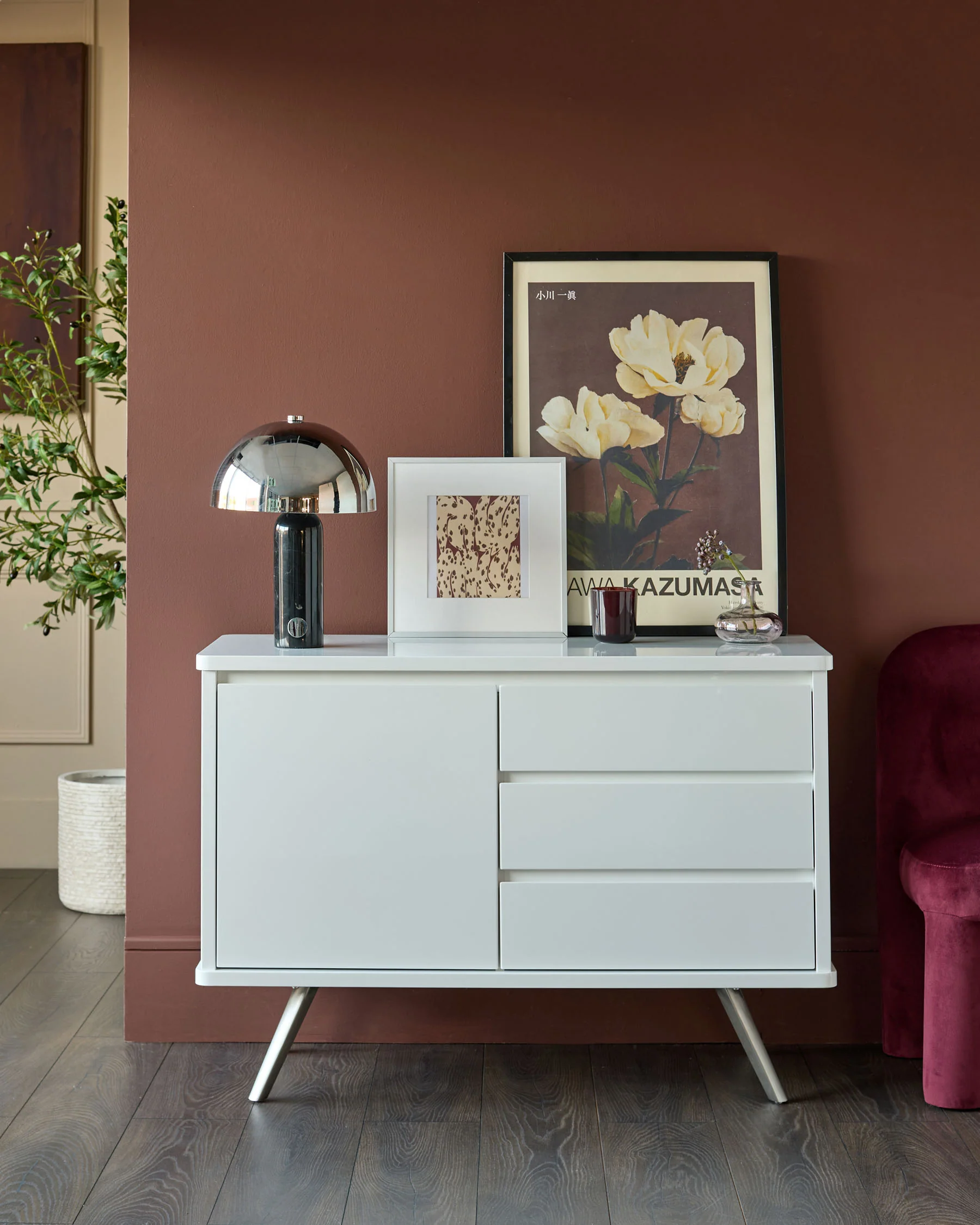 Assi Compact White Gloss Sideboard - Image 3