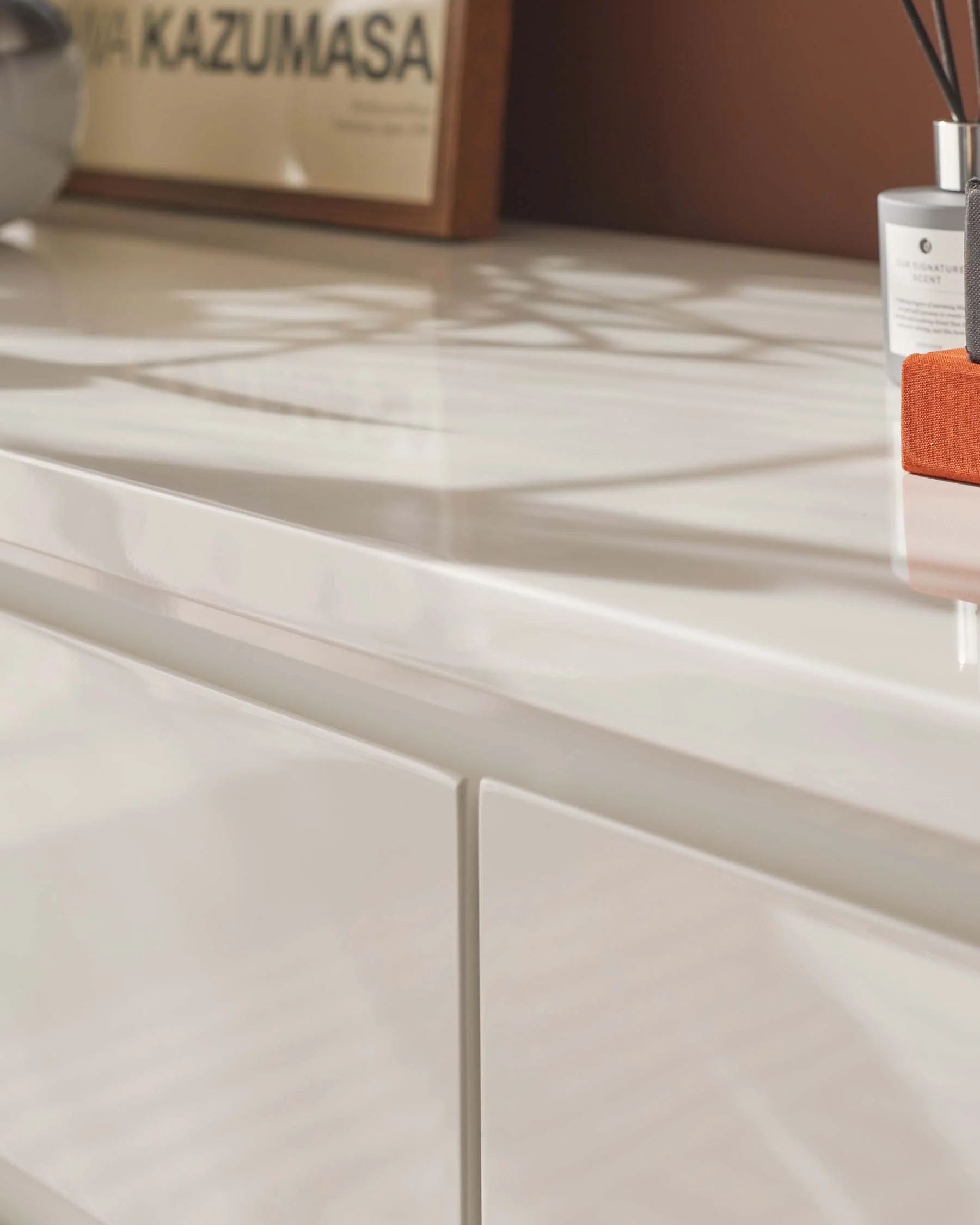 Assi White Gloss Sideboard - Image 9