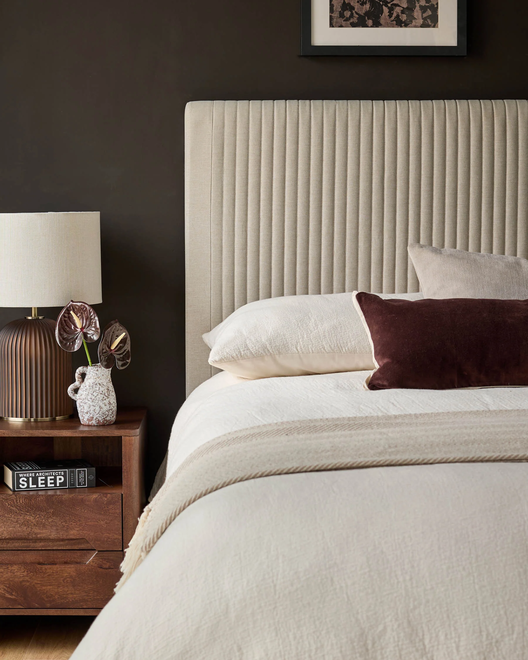Avery Cream Fabric King Size Ottoman Storage Bed - Image 4