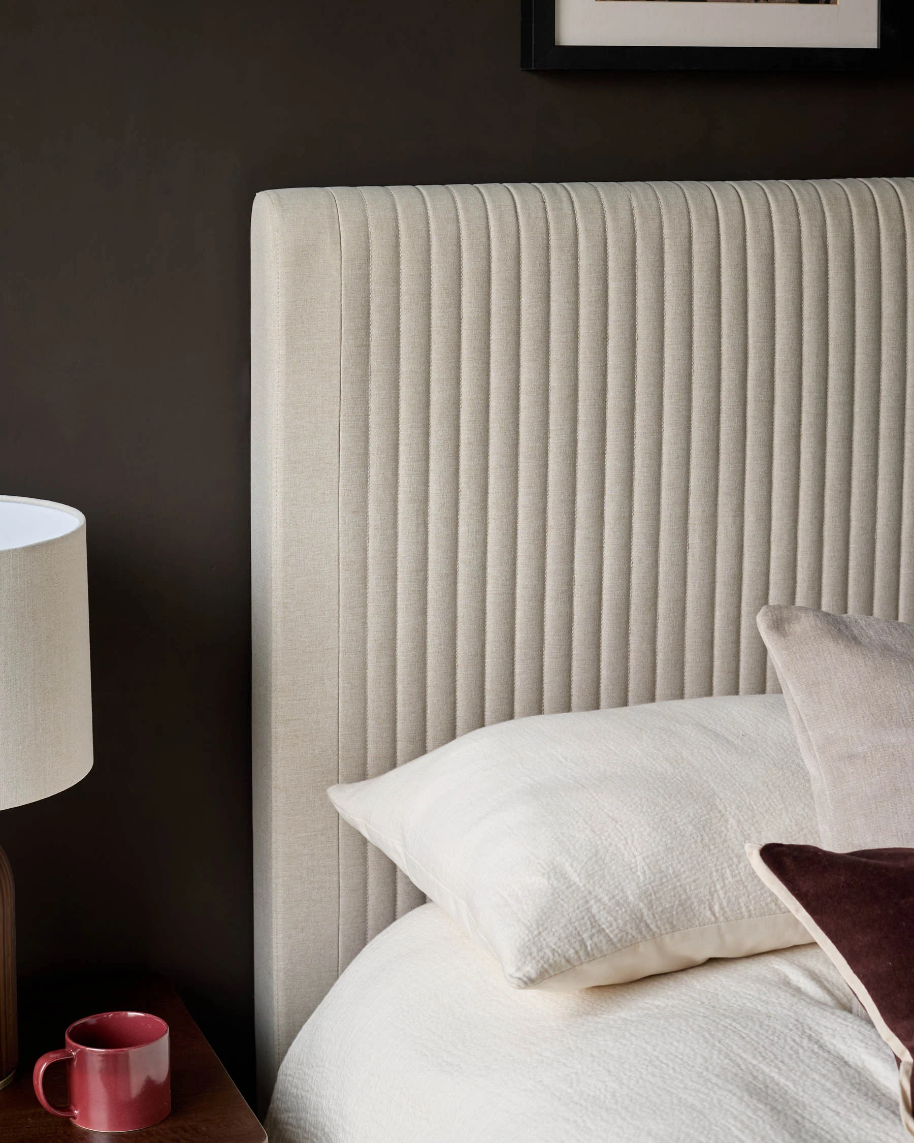 Avery Cream Fabric Double Ottoman Storage Bed - Image 5