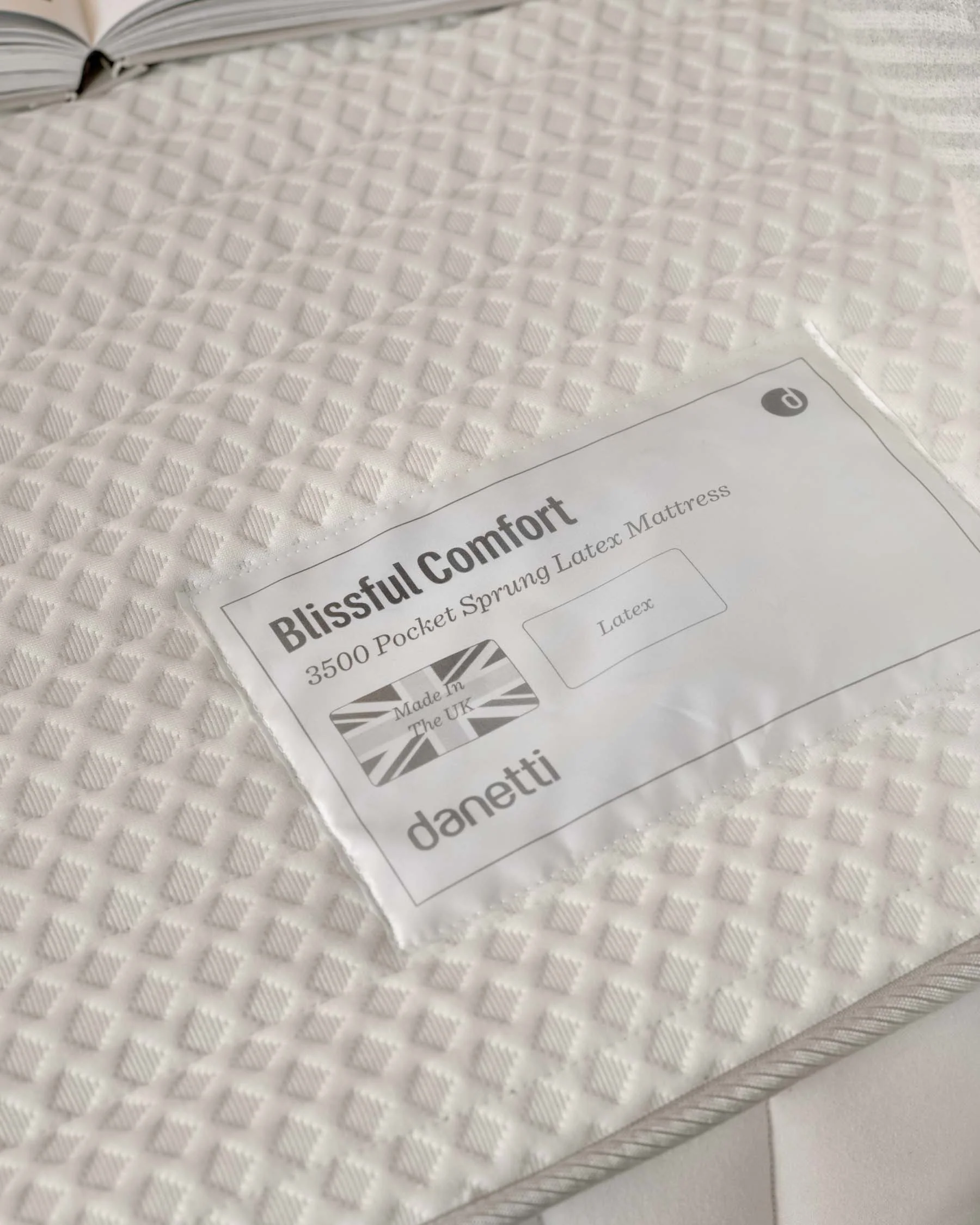 Blissful Comfort 3,500 Pocket Sprung Firm Latex Double Mattress - Image 16