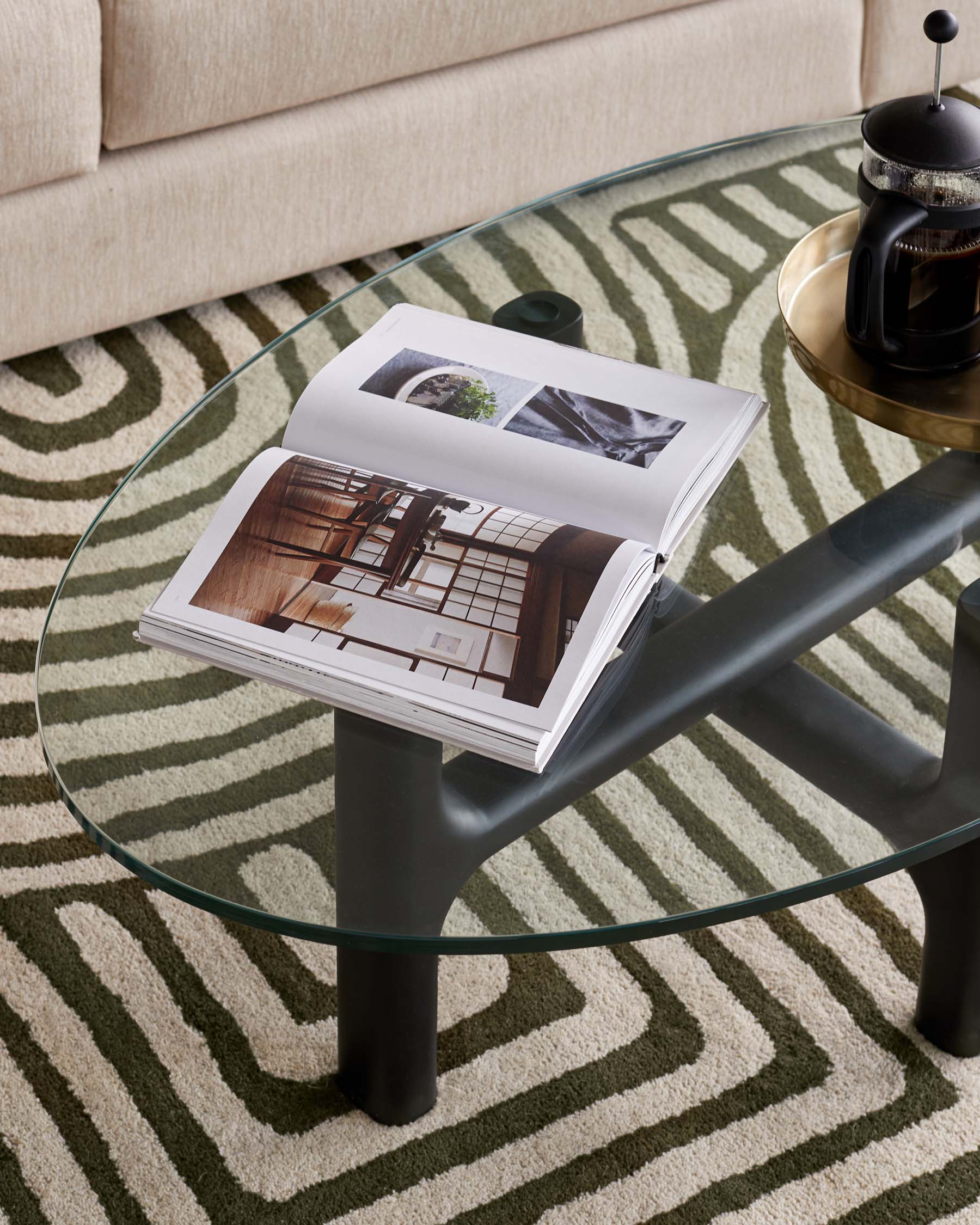Brixton glass coffee table - Image 3
