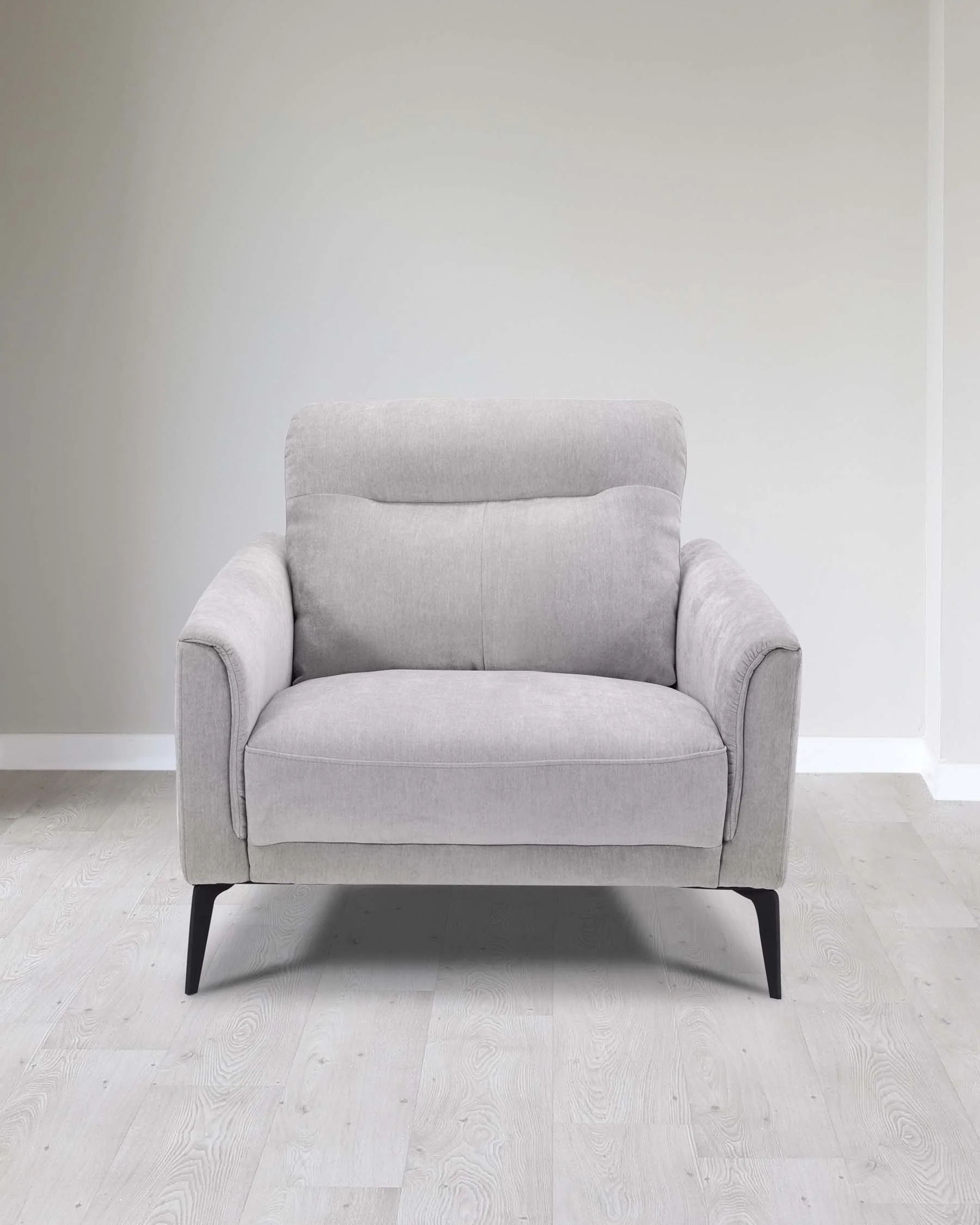 Brooks Light Grey Fabric Armchair - Image 8