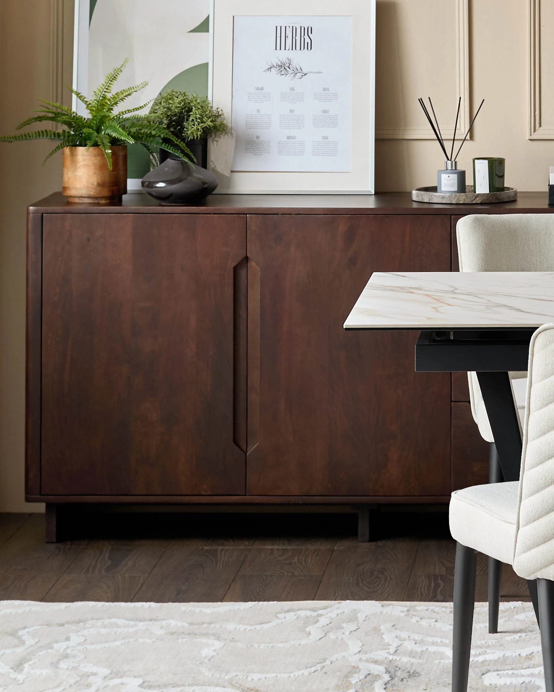 Bryce dark mango wood sideboard - Image 9