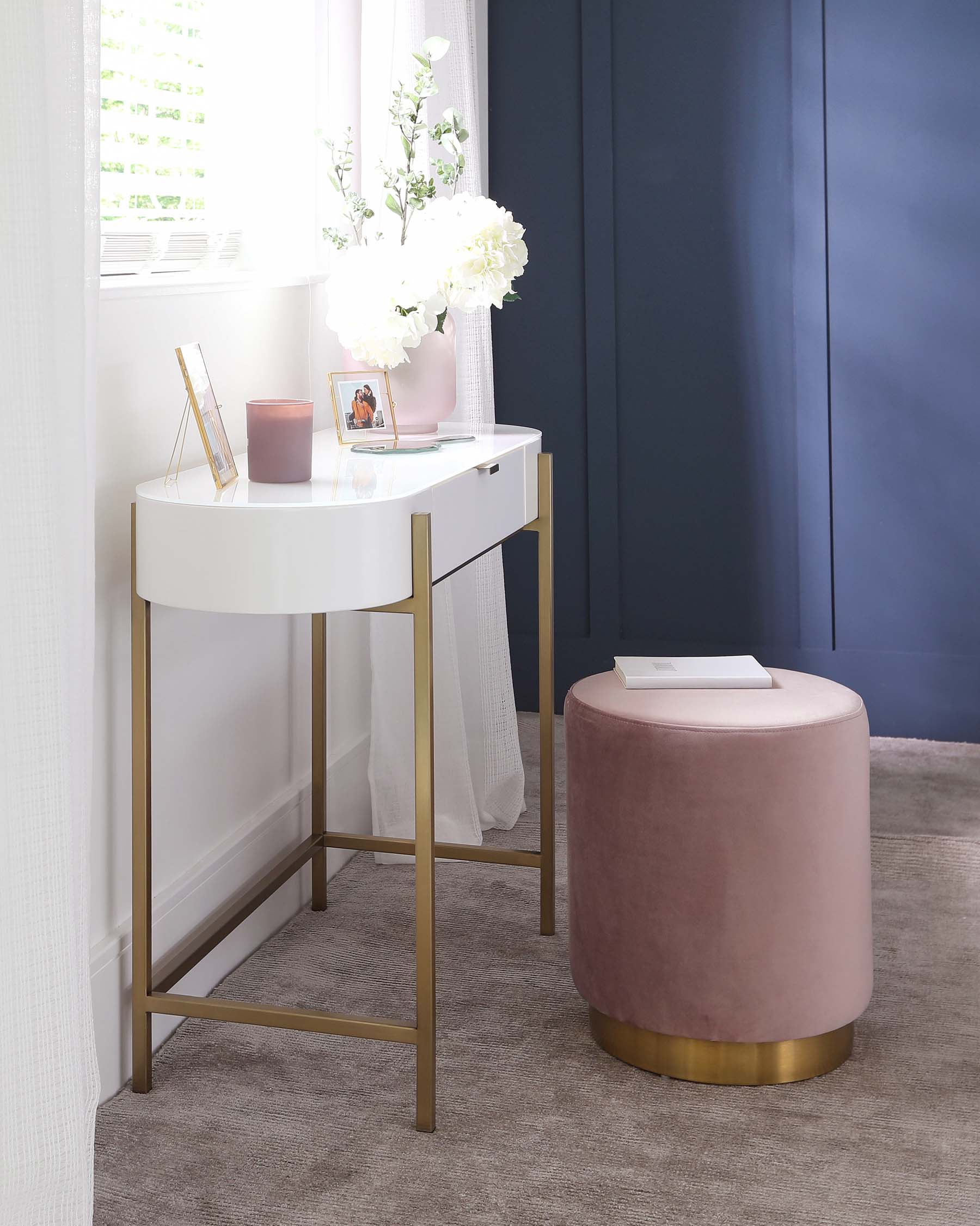 Carmen White Dressing Table - Image 7