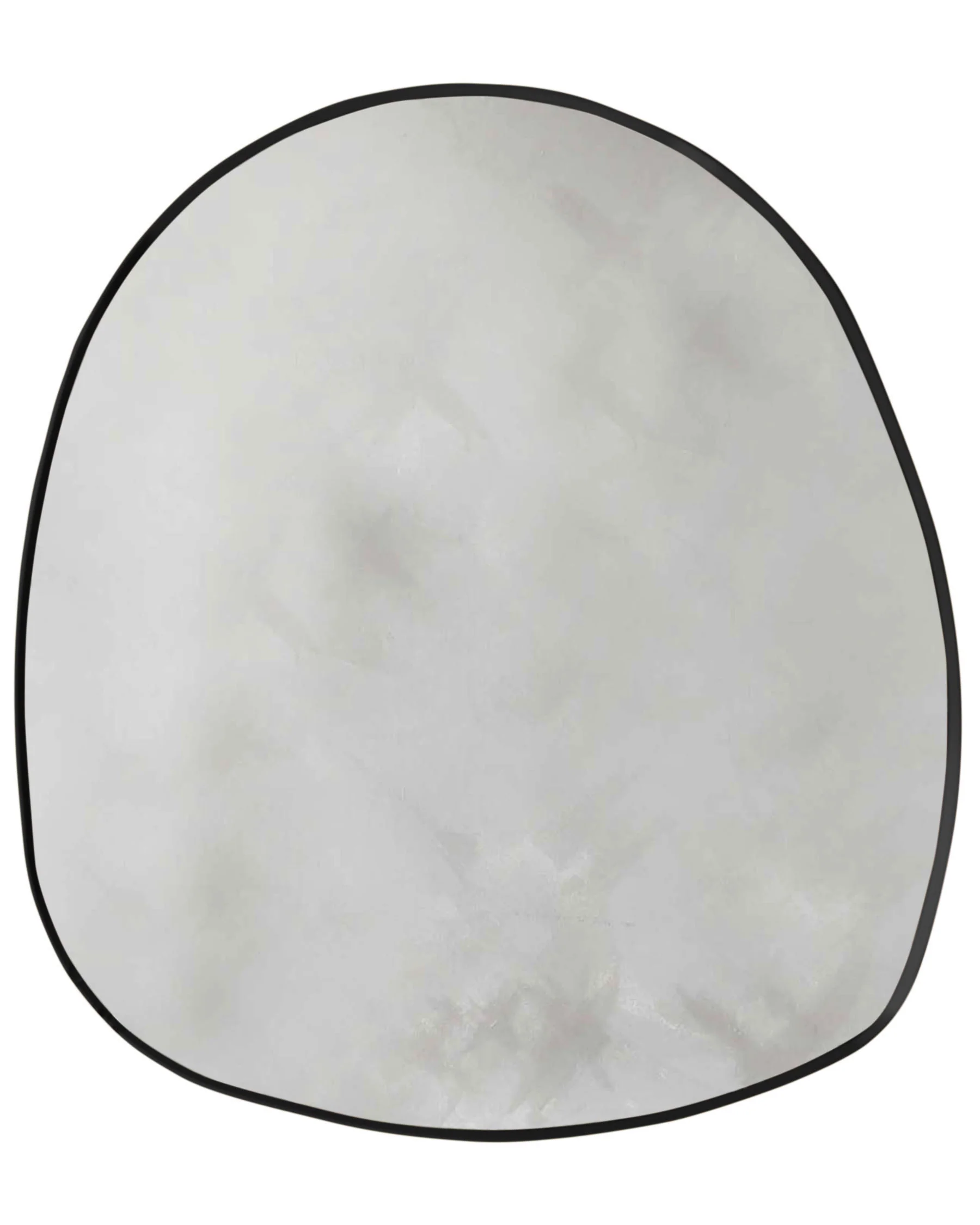 Caspian black pebble wall mirror - Image 3