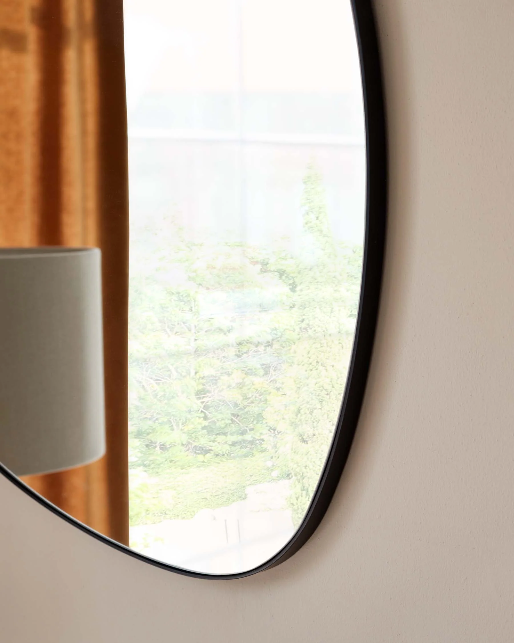 Caspian Small Wall Mirror Black - Image 3