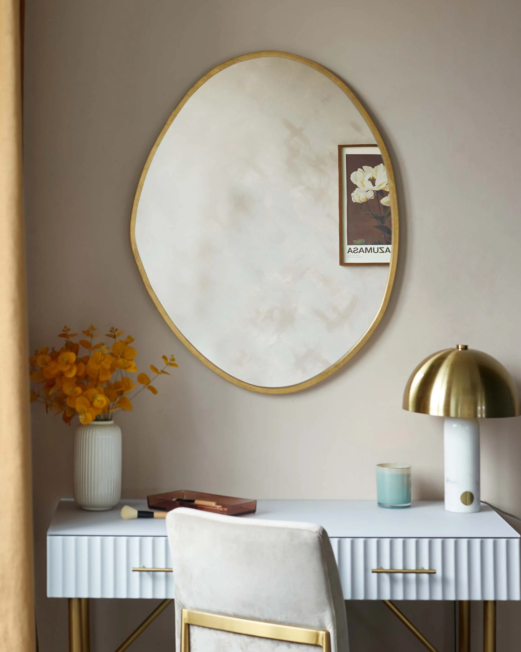 Channing Medium Wall Mirror Gold - Image 3