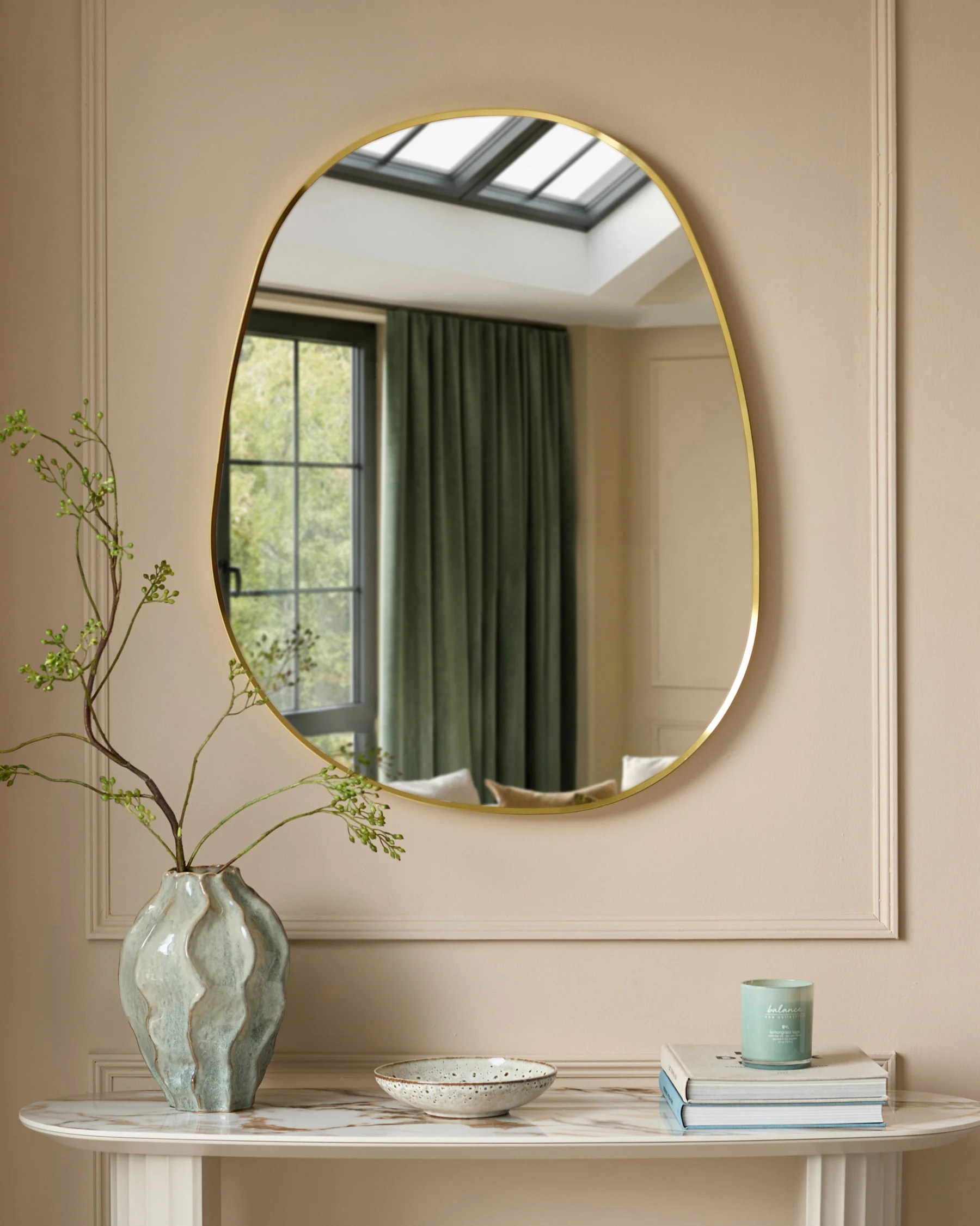 Channing gold pond wall mirror - Image 2
