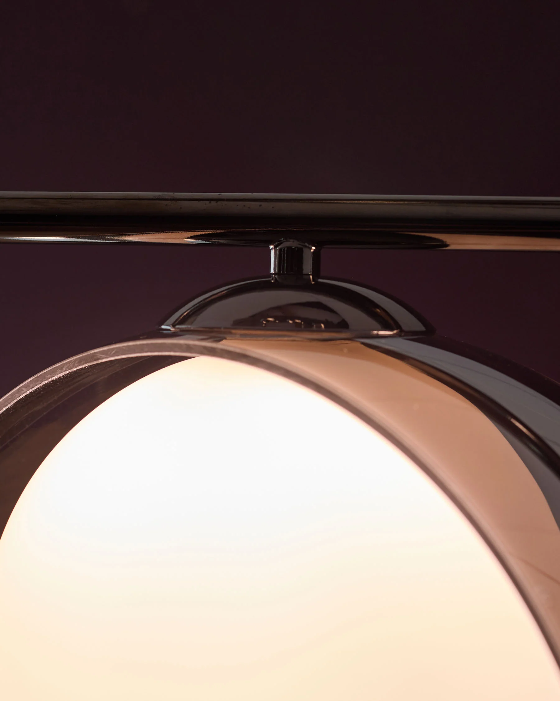 Chloe silver chrome glass 3 bar adjustable pendant light - Image 5