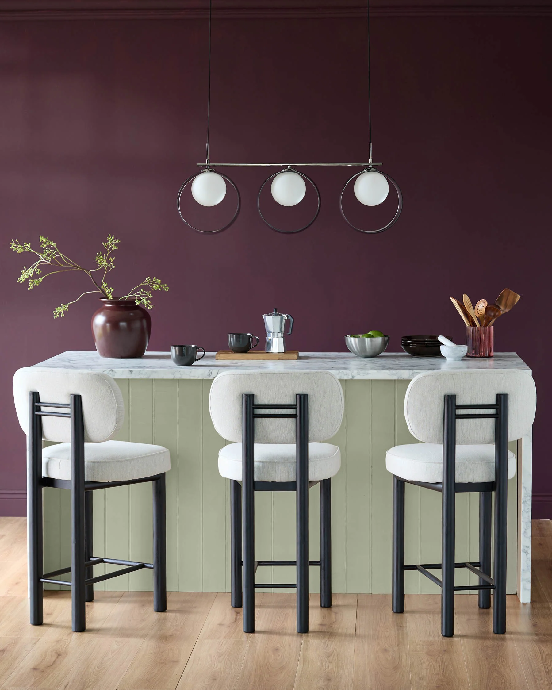 Henley ivory dual tone fabric bar stool - Image 5