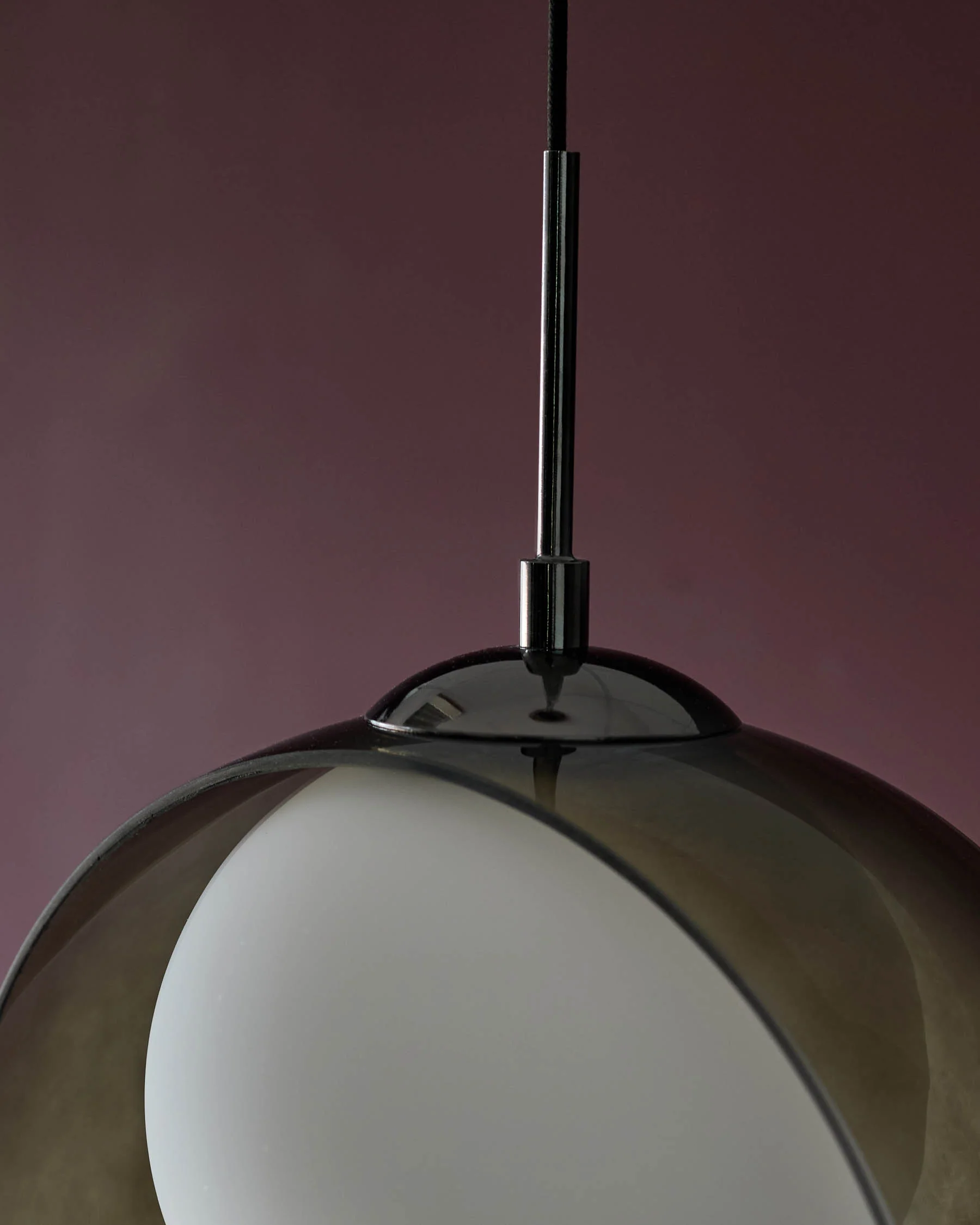 Chloe green glass LED 4 drop adjustable pendant light - Image 6