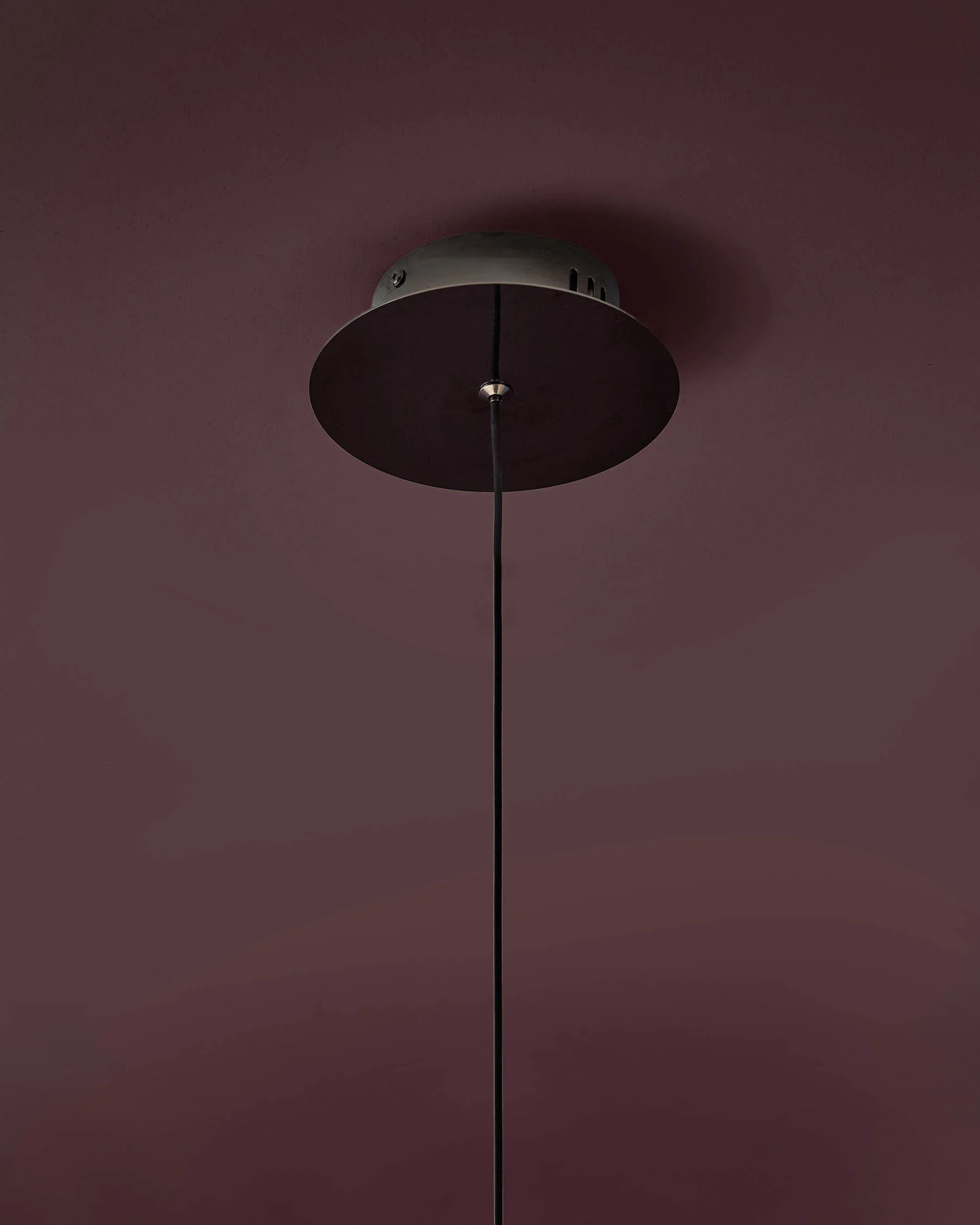 Chloe green glass LED single drop pendant light - Image 5