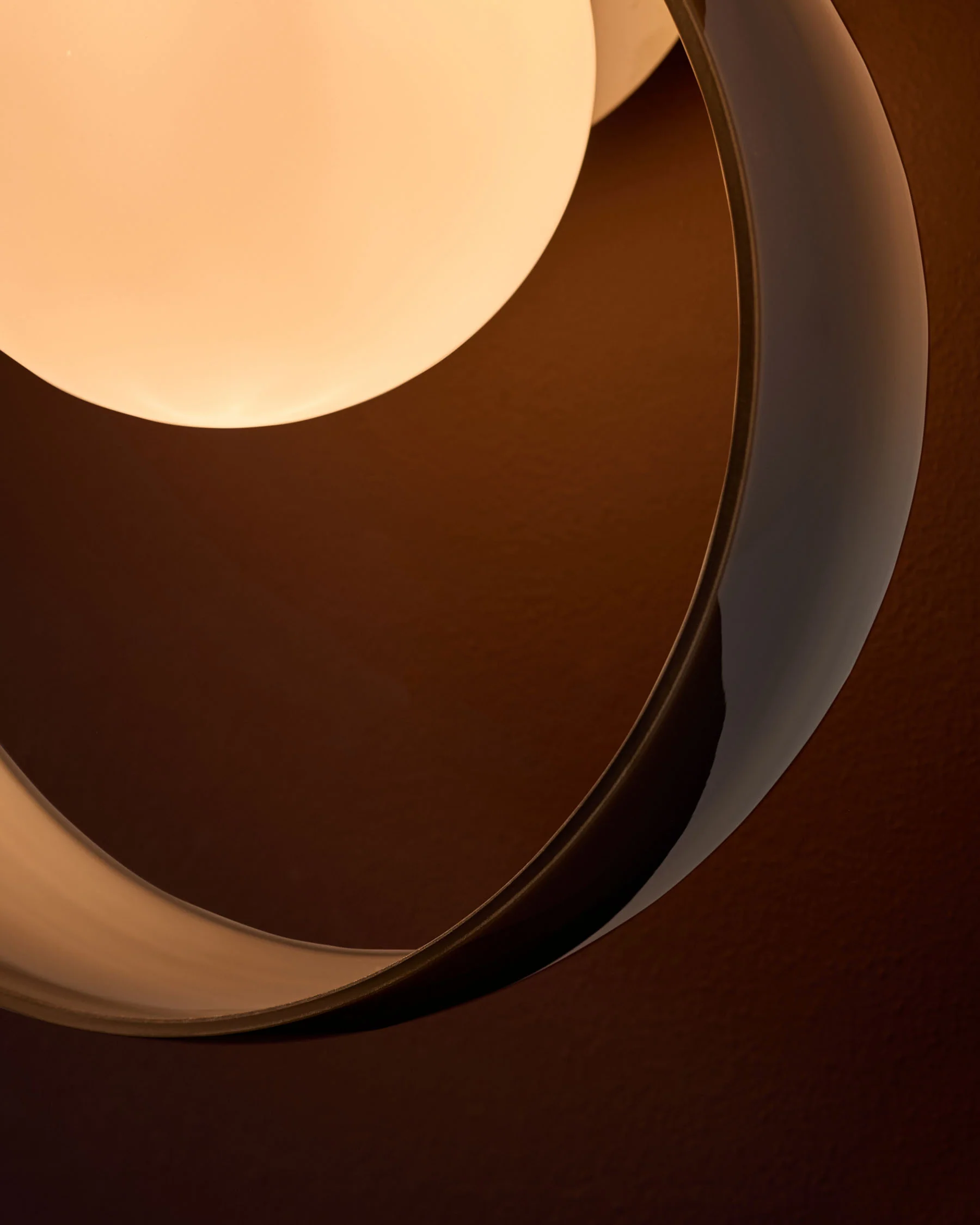 Chloe silver glass adjustable wall light - Image 7