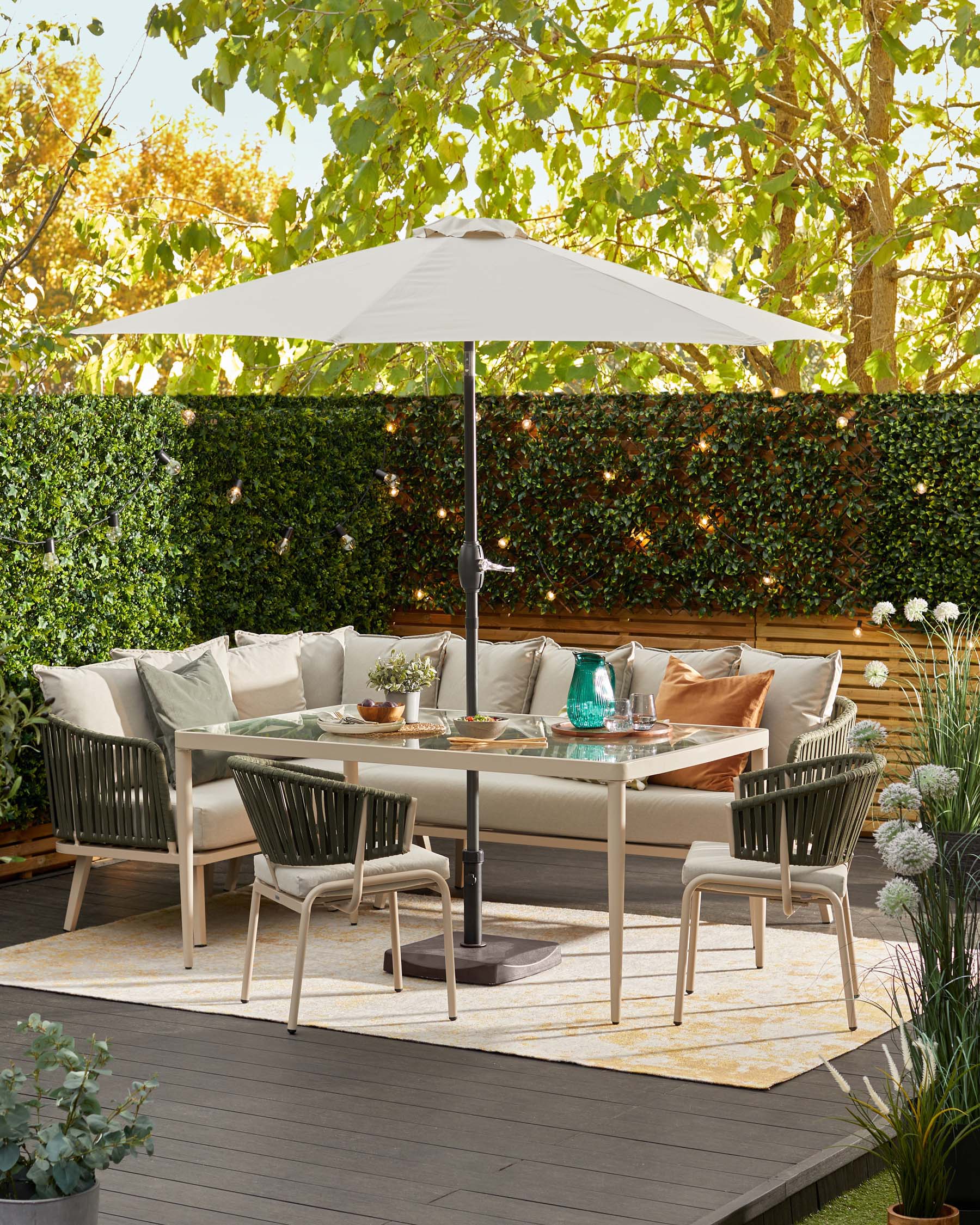 Clarissa under table / free standing garden parasol base - Image 4