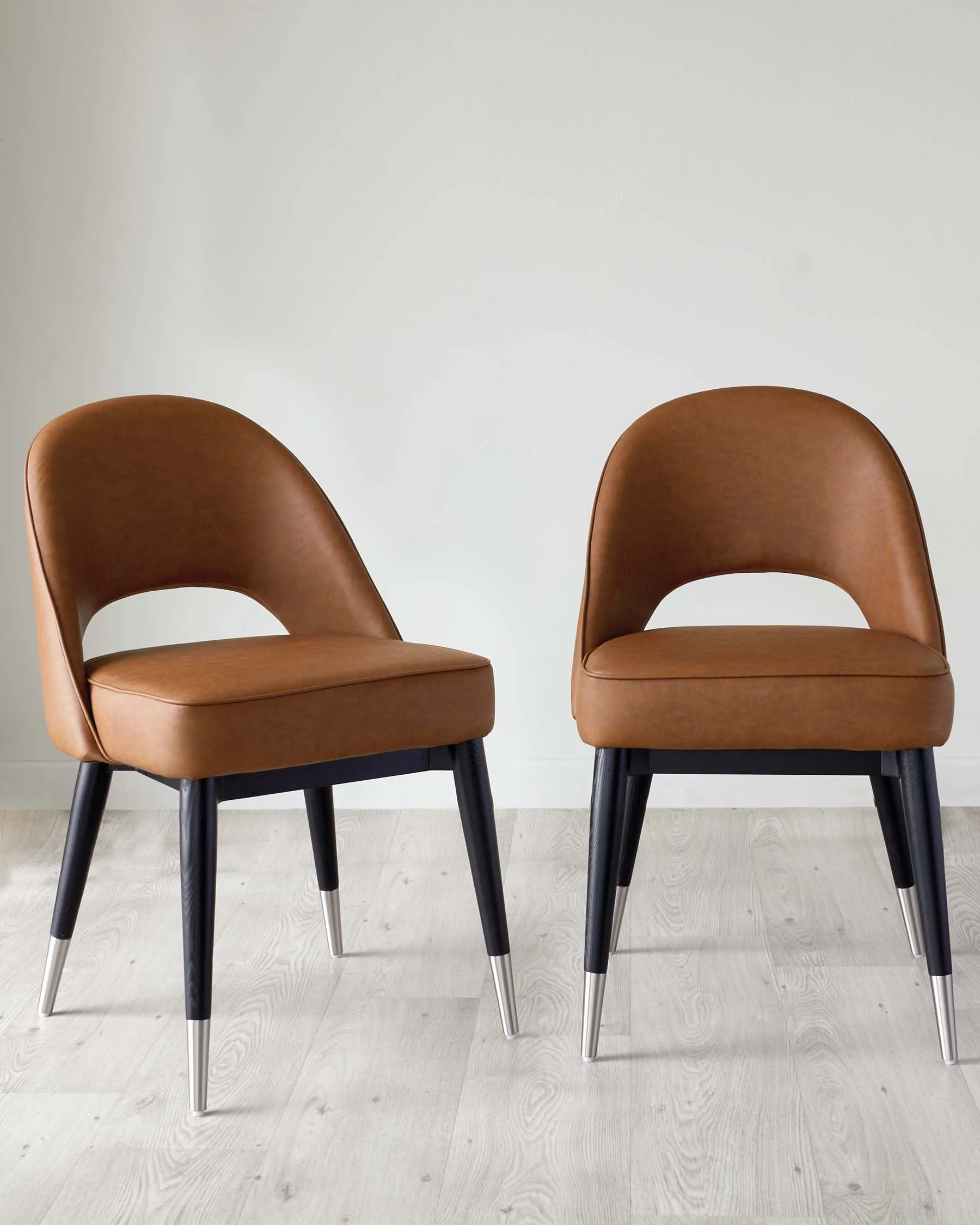 Clover Tan Faux Leather Dining Chair - Image 3