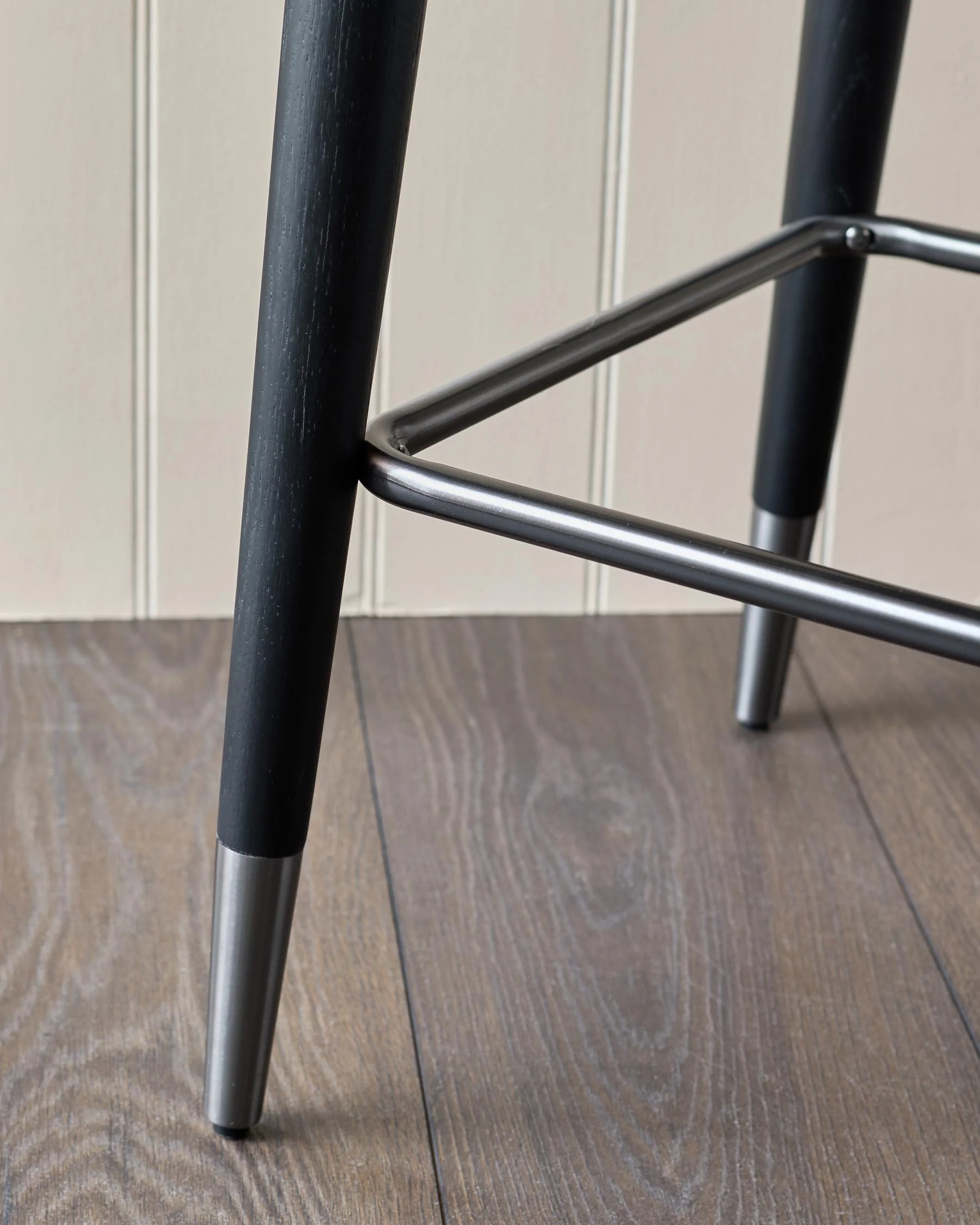 Clover olive green velvet bar stool - Image 7
