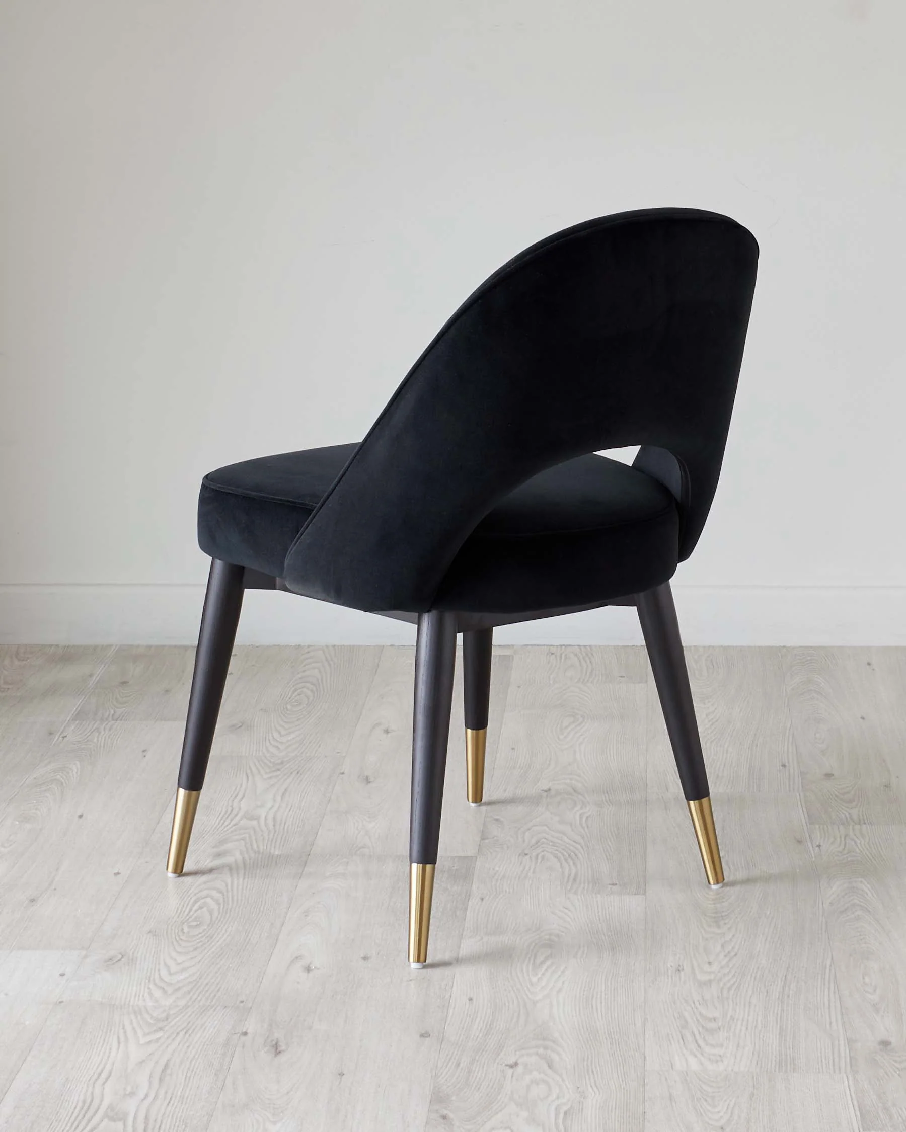 Clover Black Velvet Dining Chair - Image 5