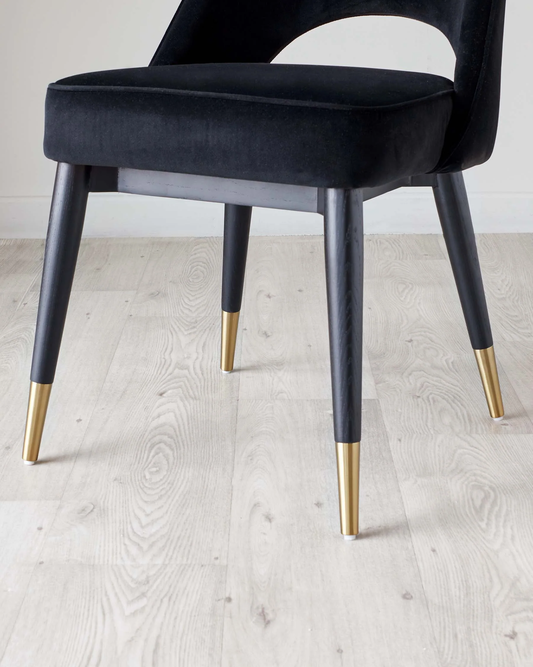 Clover Black Velvet Dining Chair - Image 7