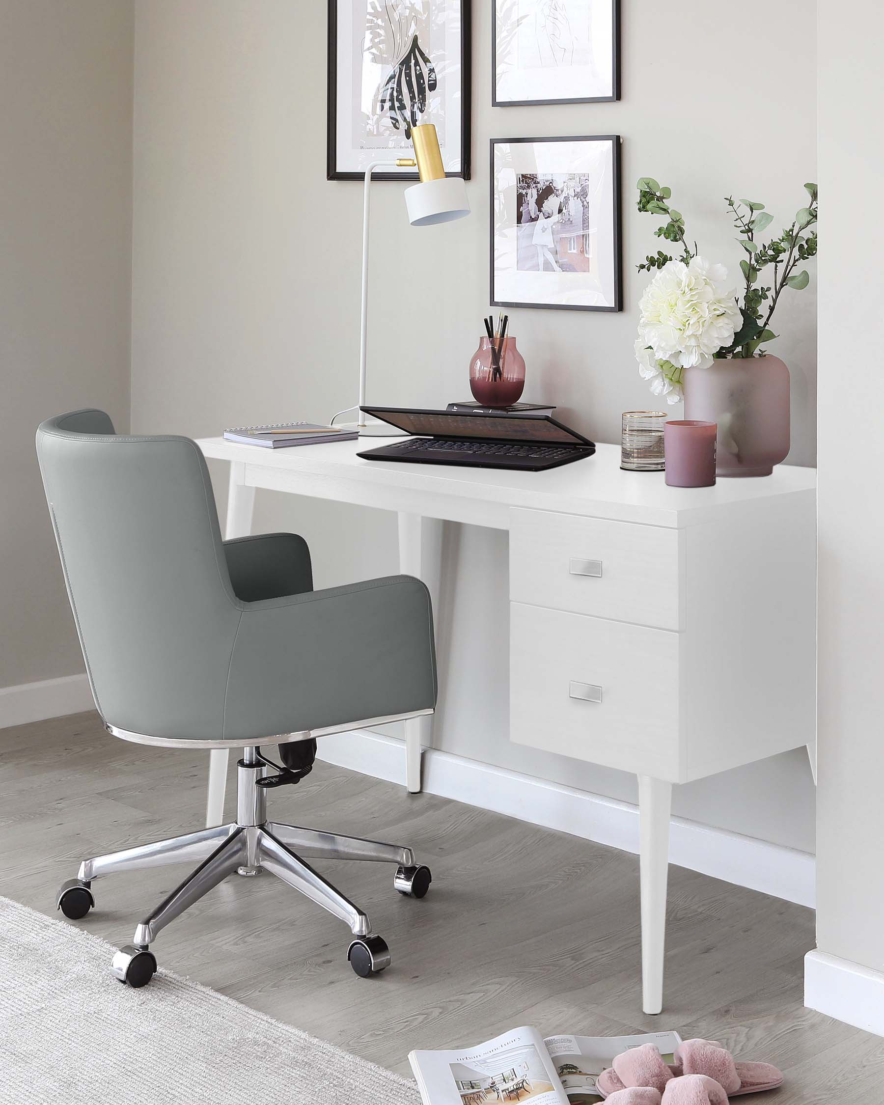 Drew White Oak Desk - Image 7
