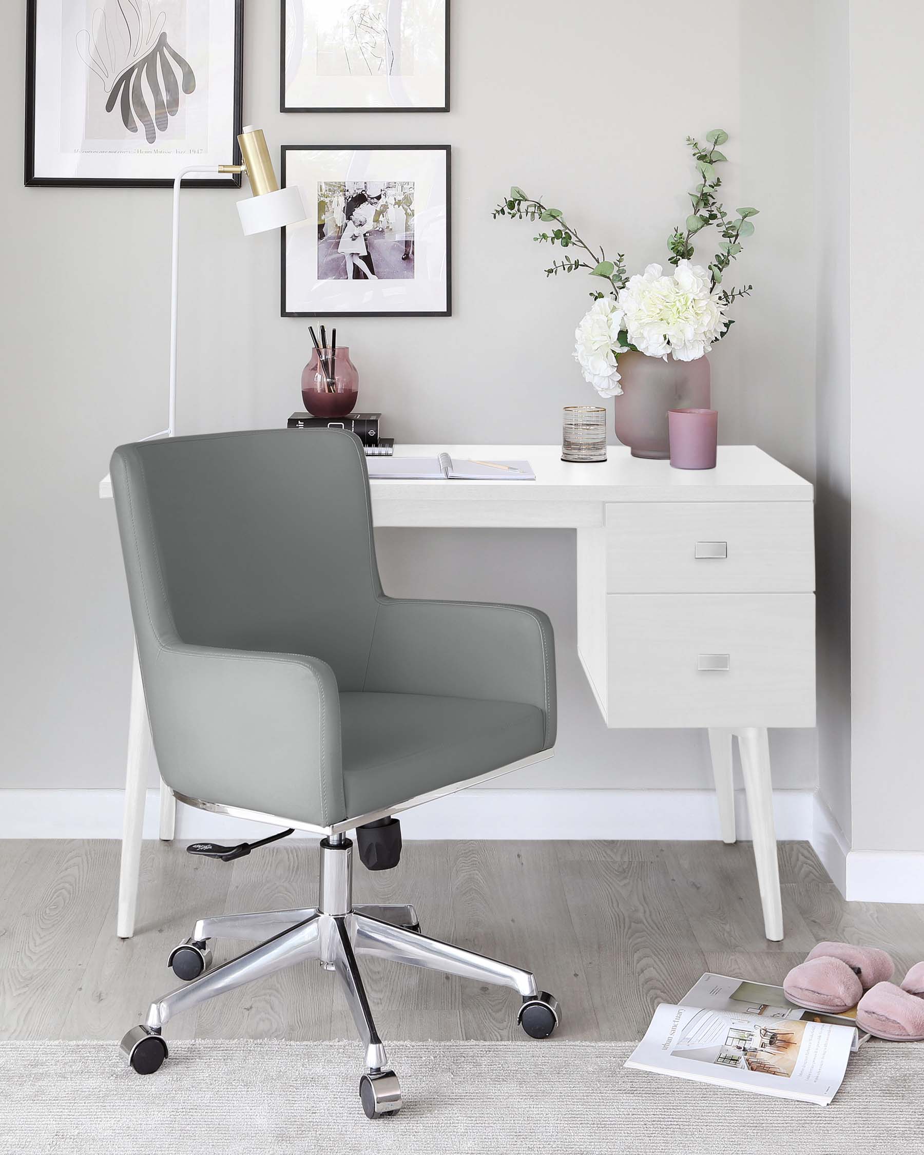 Drew White Oak Desk - Image 8