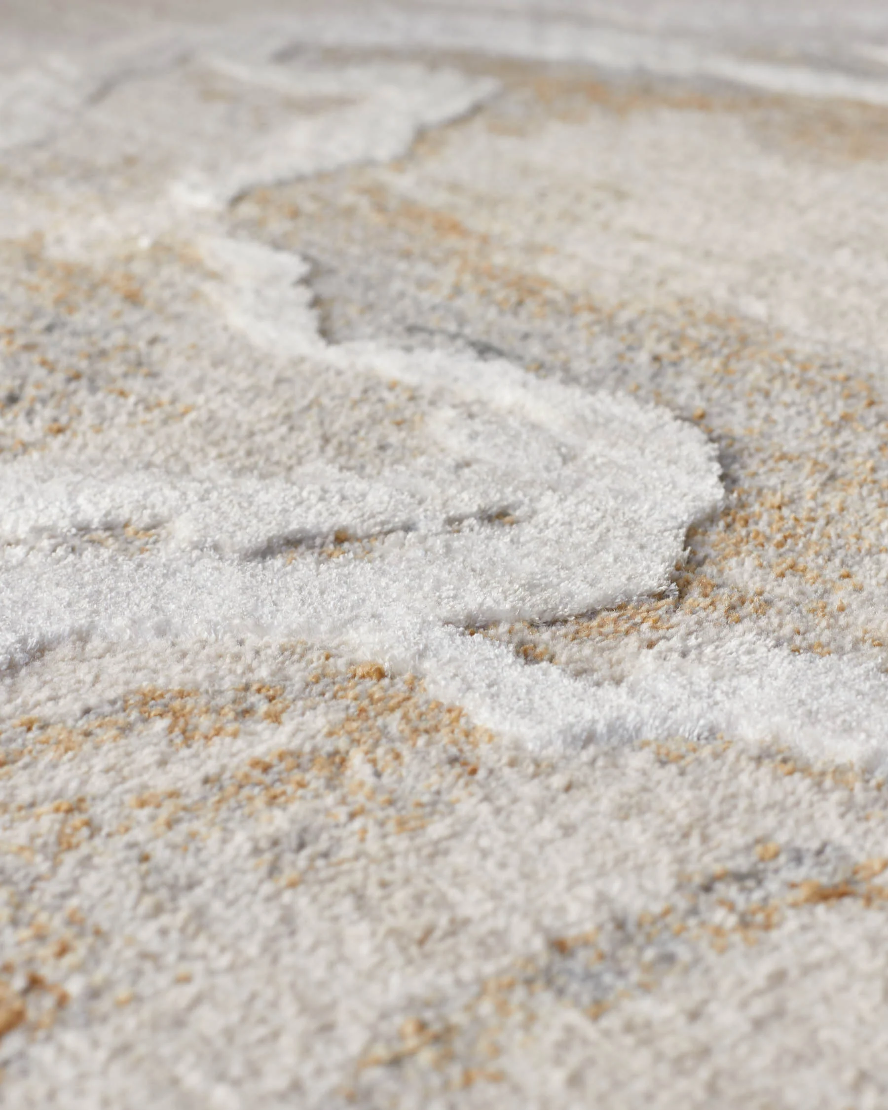 Eden soft silver textured medium rug - Image 7