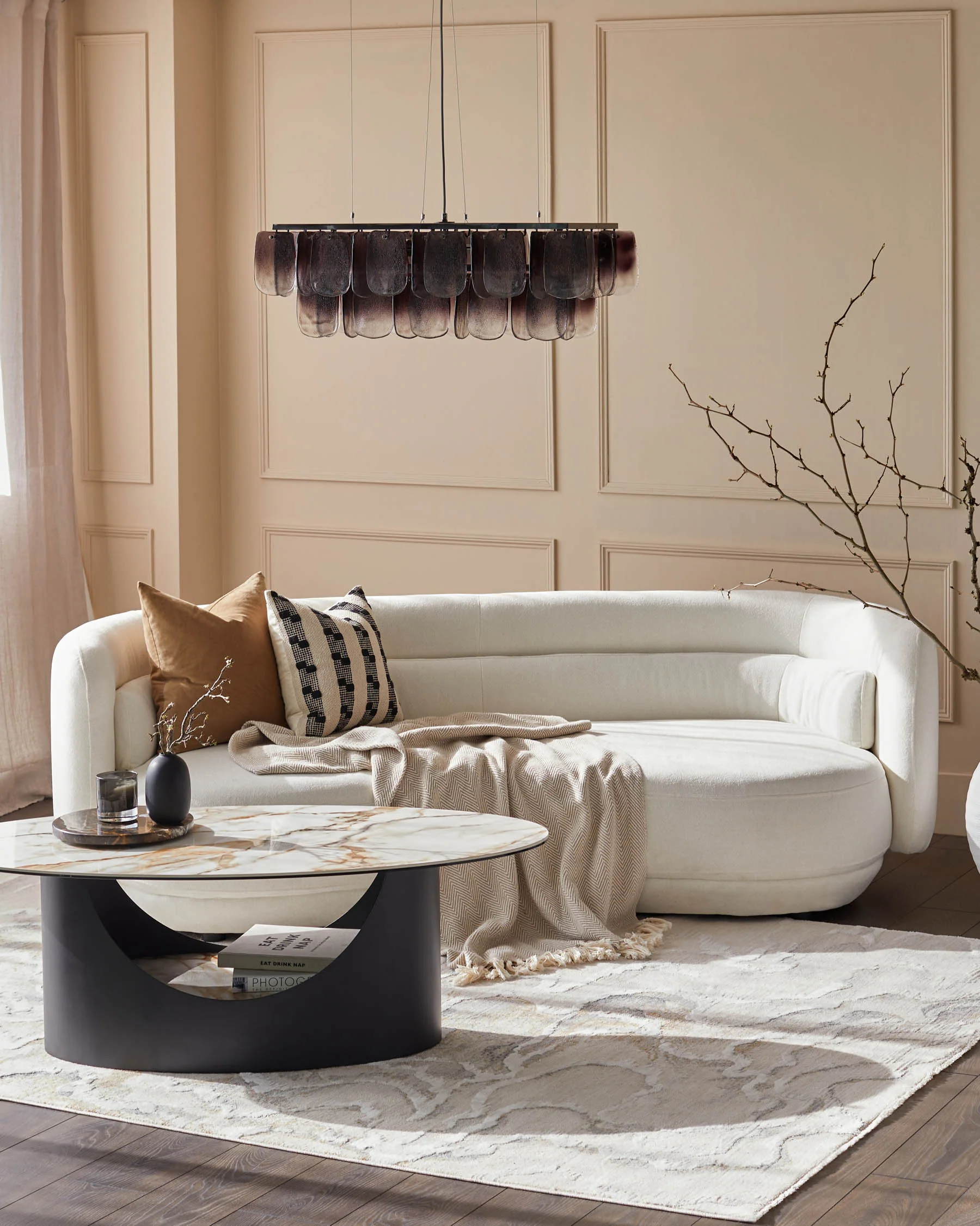 Eden soft silver textured medium rug - Image 8