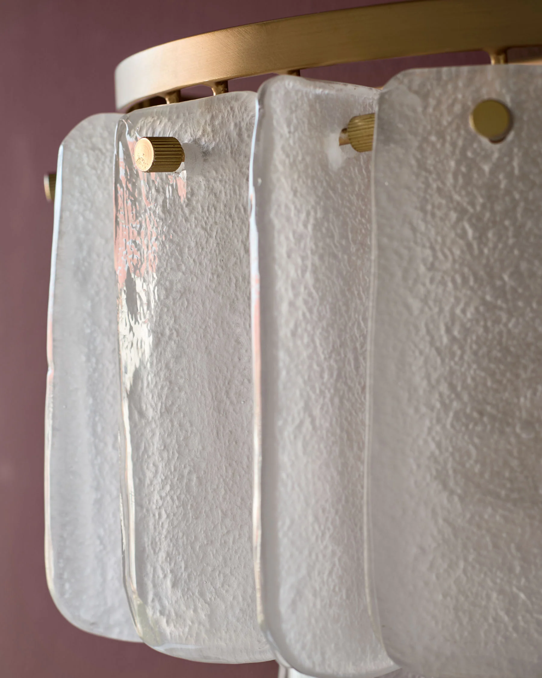 Estelle white glass wall light - Image 3