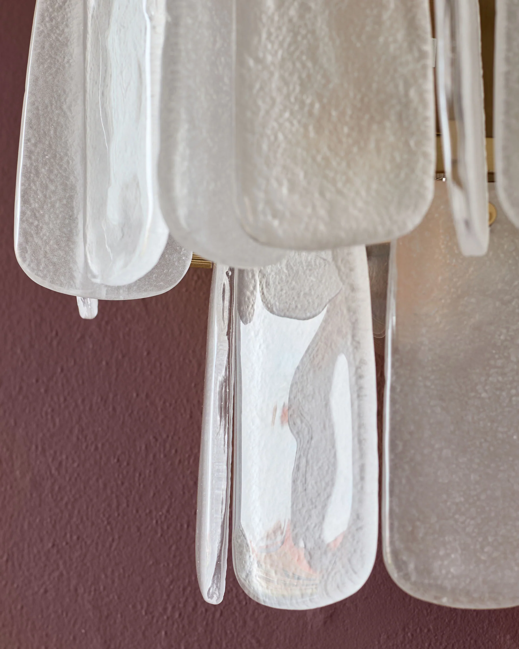 Estelle white glass wall light - Image 8