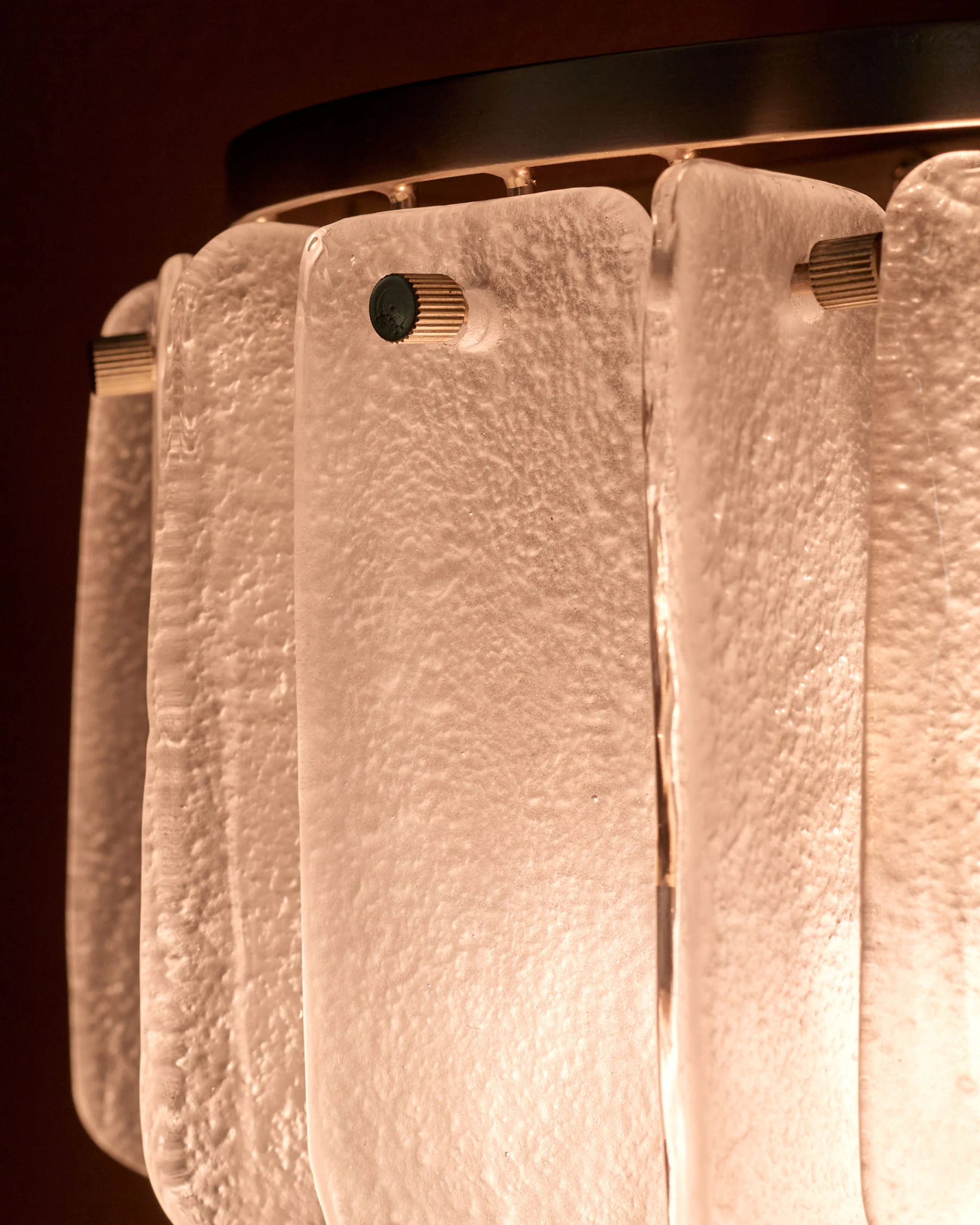 Estelle white glass wall light - Image 9