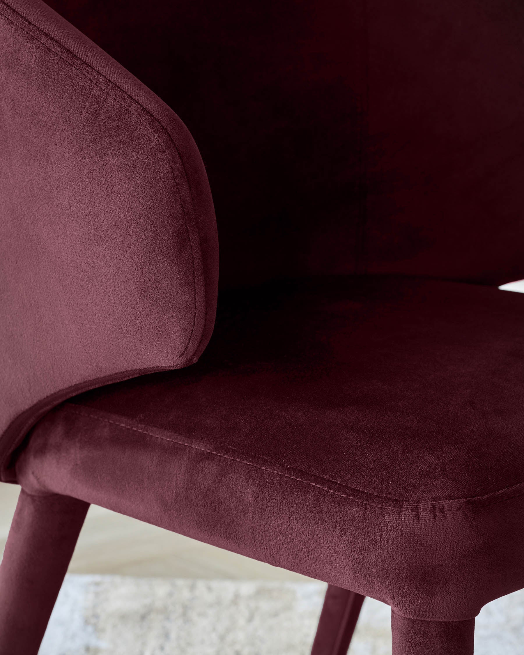 Ethan plum velvet dining chair - Image 10
