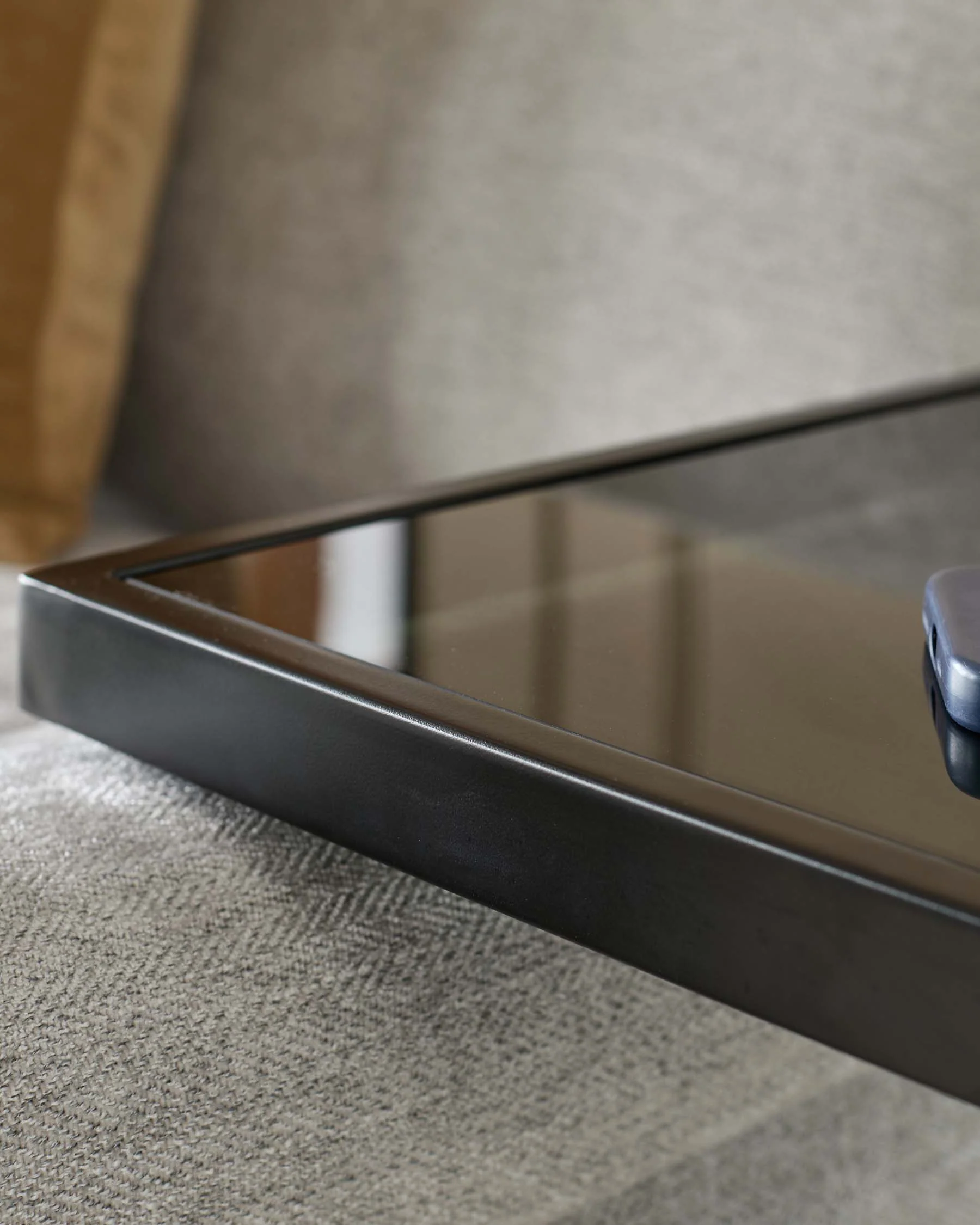 Ezra Smoked Glass Tray Table - Image 4