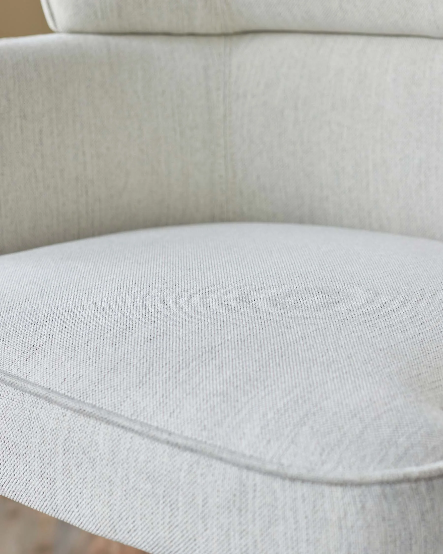 Felix ivory dual tone fabric bar stool - Image 6