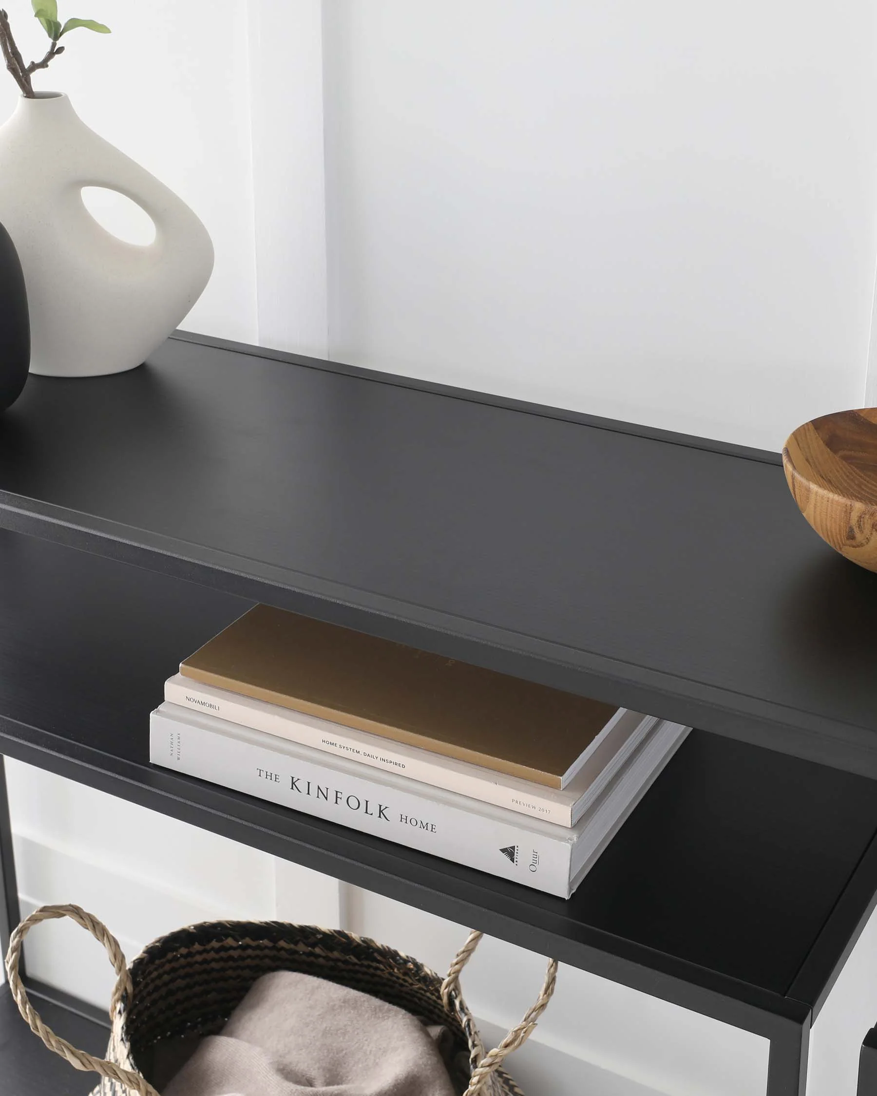 Finley Black Metal Console Table - Image 3