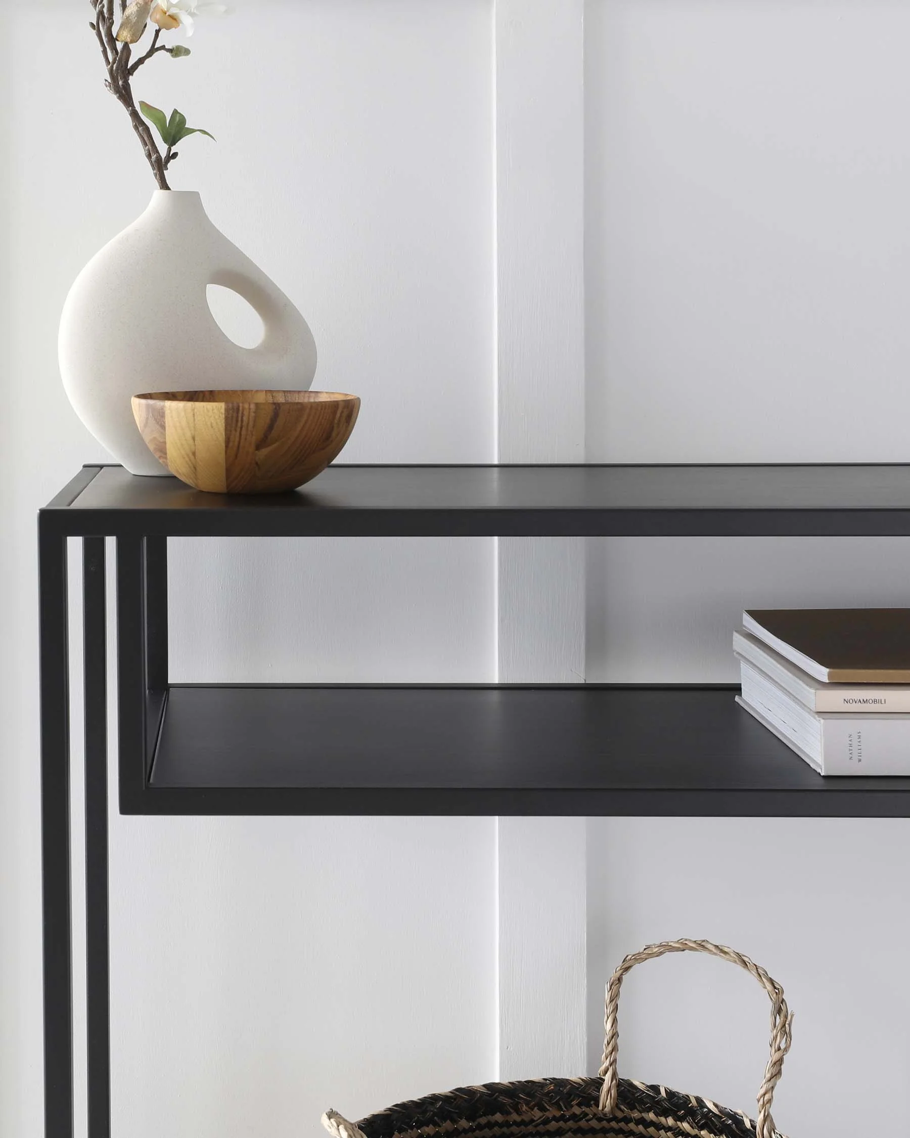 Finley Black Metal Console Table - Image 5