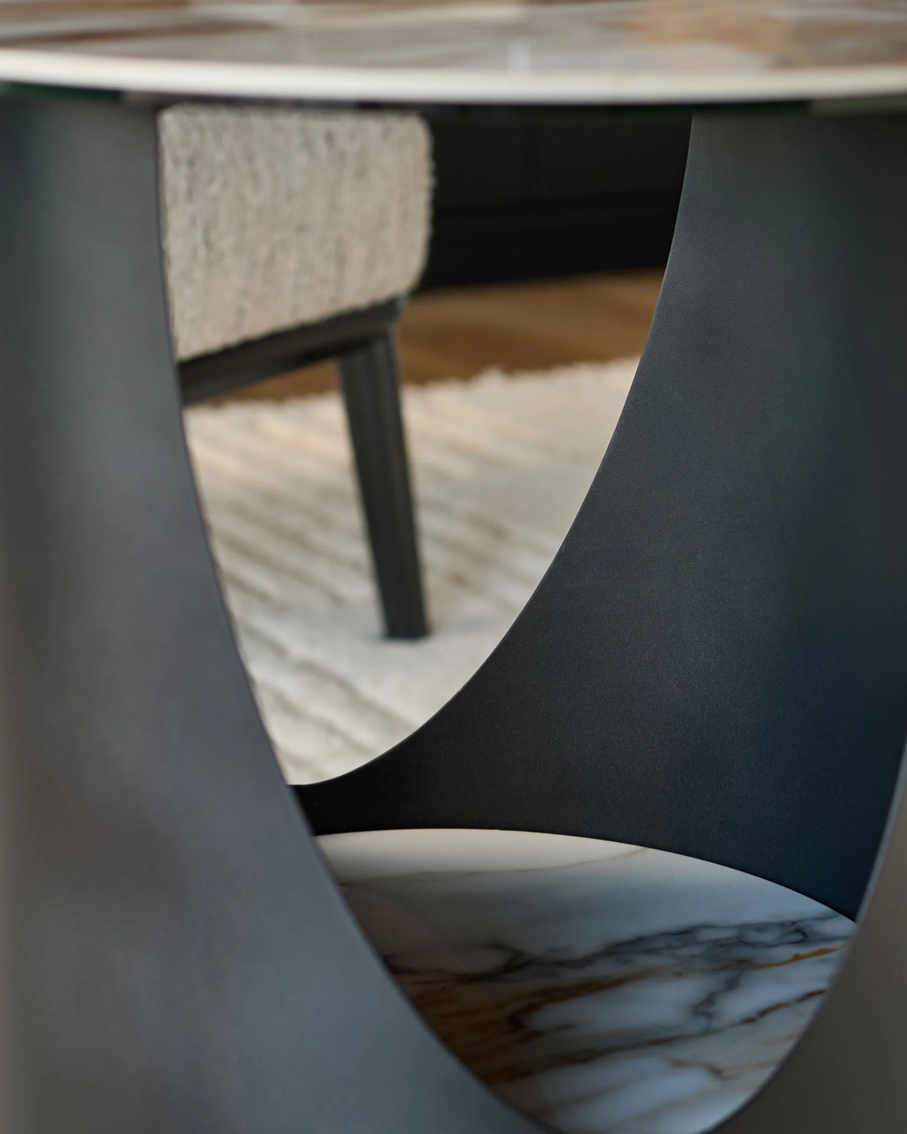 Giotto natural ceramic side table - Image 5