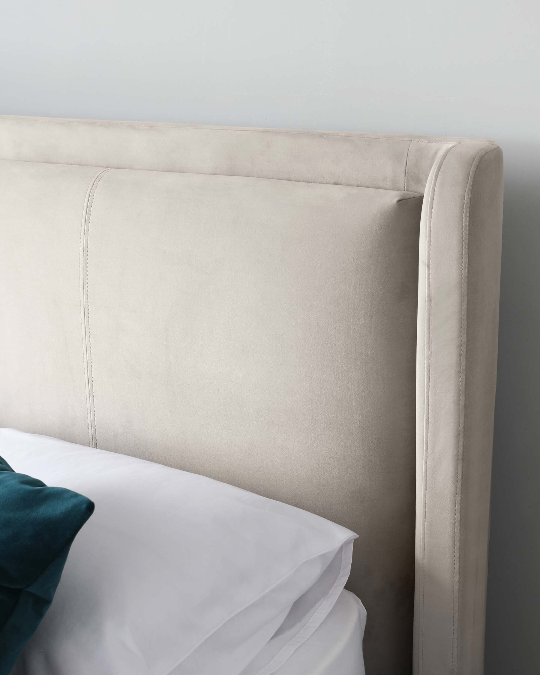 Grove champagne velvet king size ottoman storage bed - Image 6