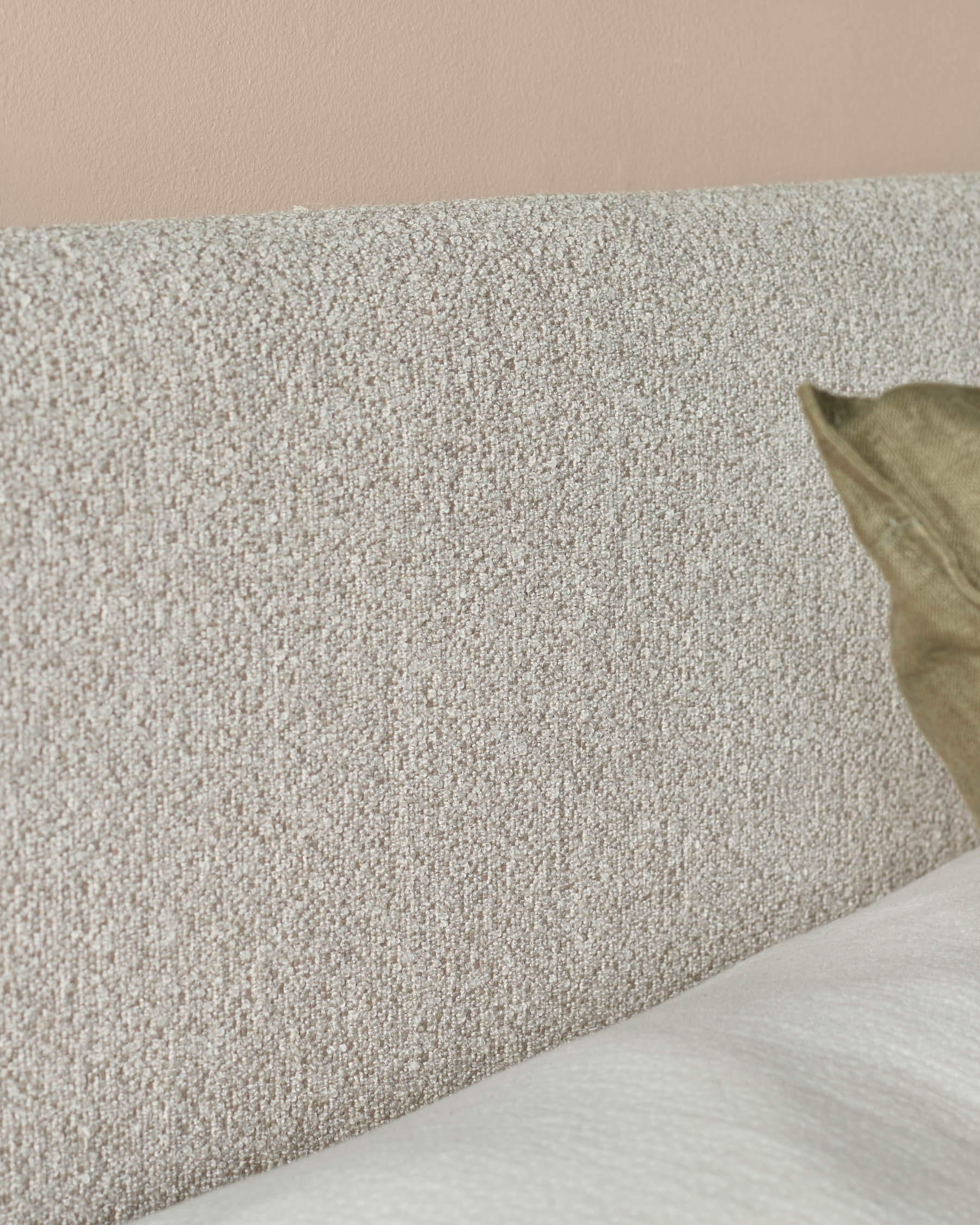 Hampton natural soft boucle double bed - Image 7